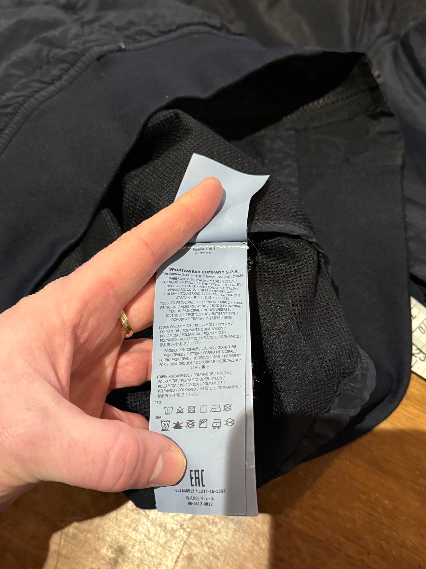 Stone Island Junior nylon metal shimmer bomber jacket (Age 14)