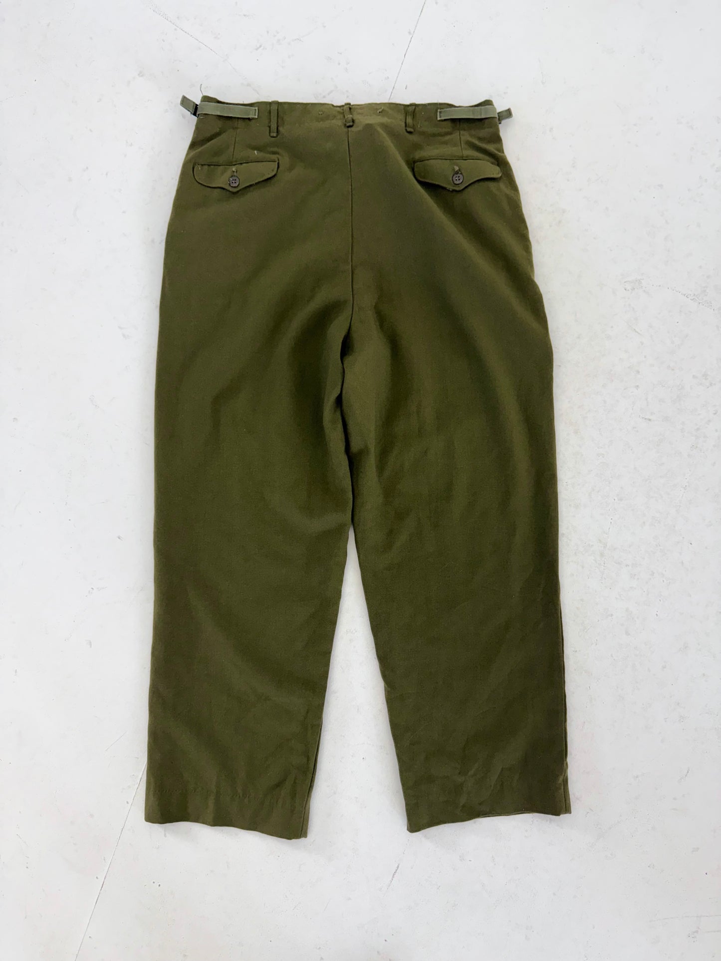 Vintage 1951 US Army M-1952 wool field trousers Large Regular unissued Korean War