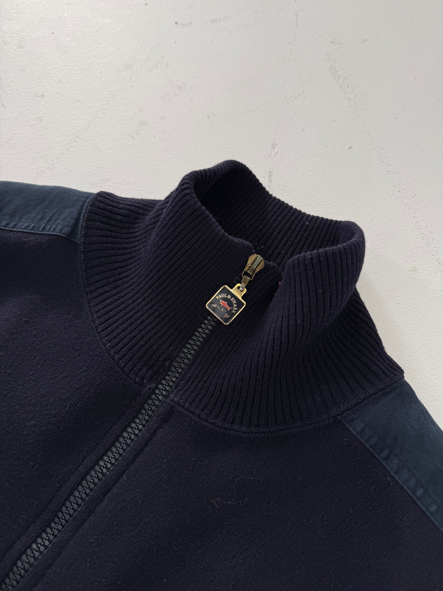 1990s Paul & Shark Yachting zip cardigan (M)
