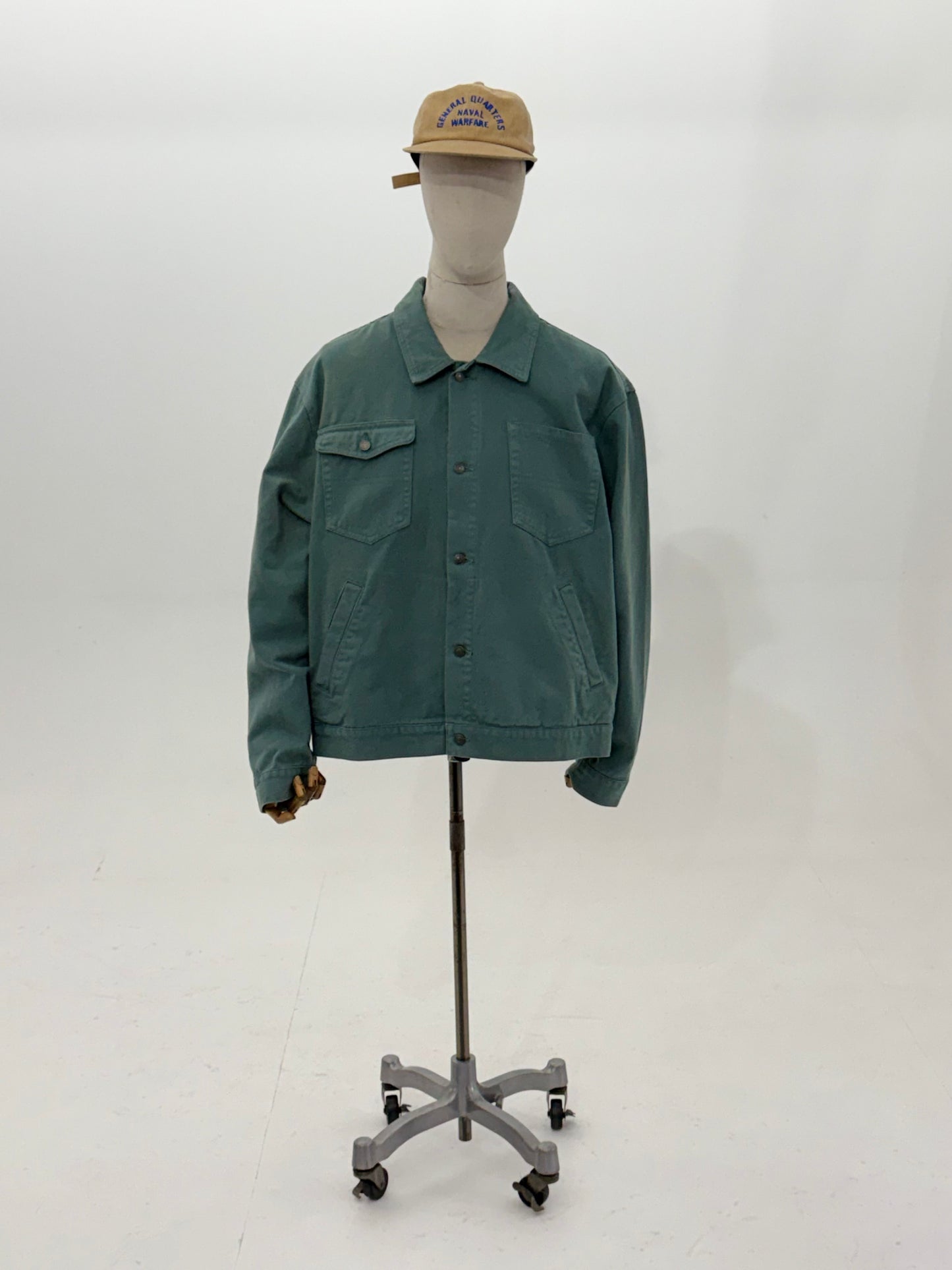 Adsum Overdyed denim jacket (XXL)