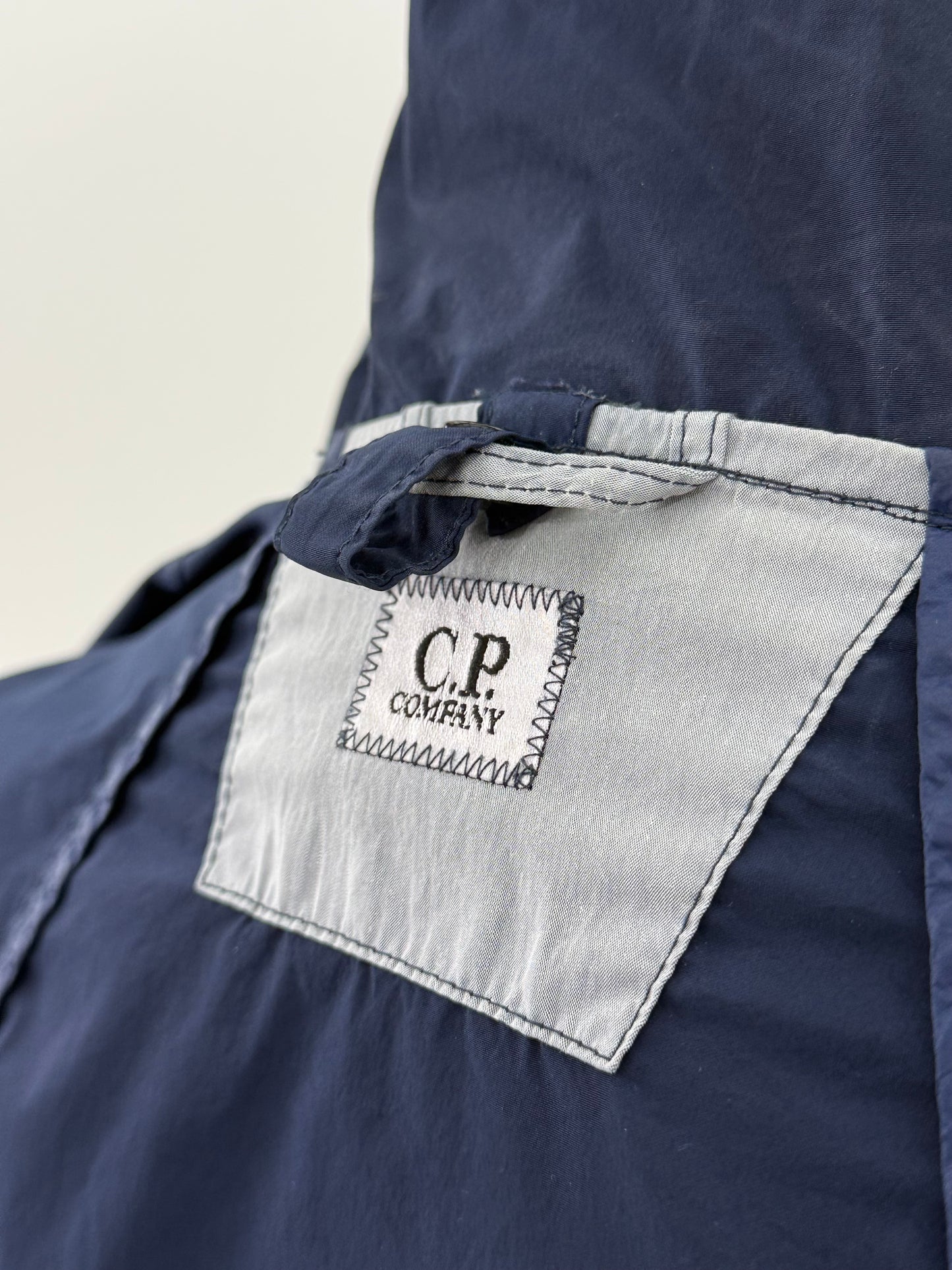 2018 C.P Company Navy Nycra Goggle watch viewer jacket - size 52