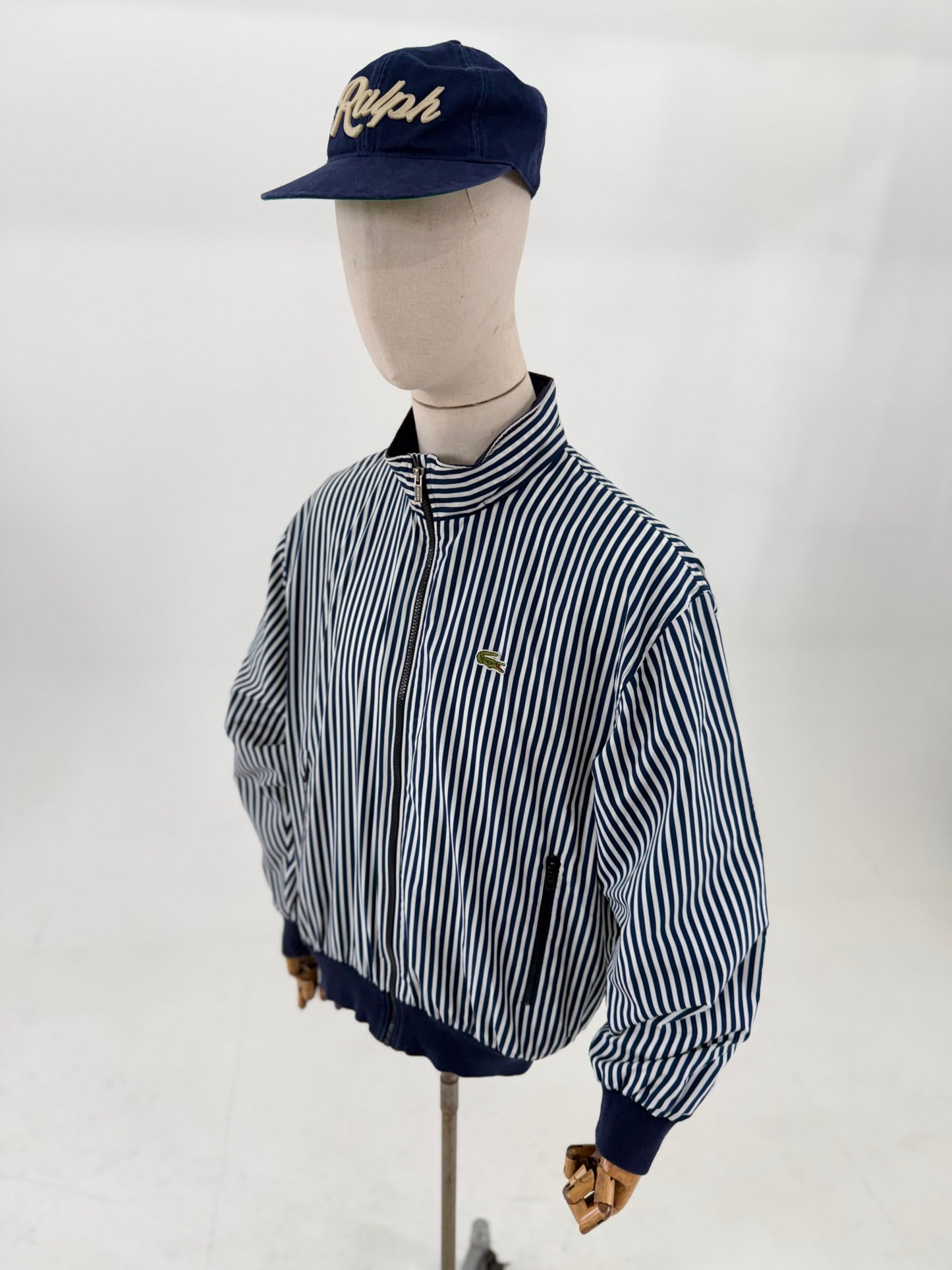 1980s Chemise Lacoste ‘Andy Pandy’ candy stripe jacket (size 5)