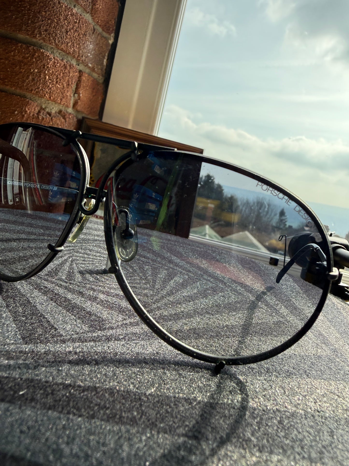 1980s Porsche Design by Carrera Aviator sunglasses