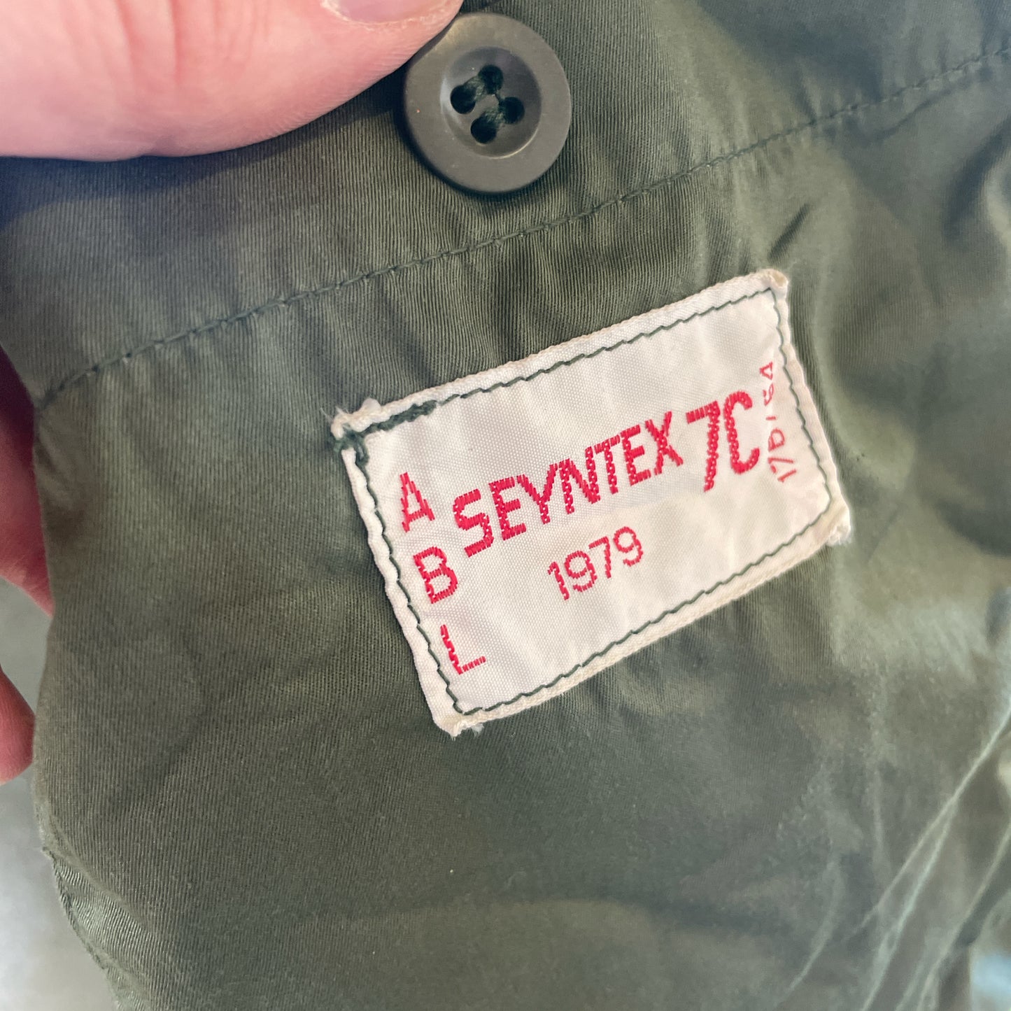 1979 Belgian Seyntex field parka (L)