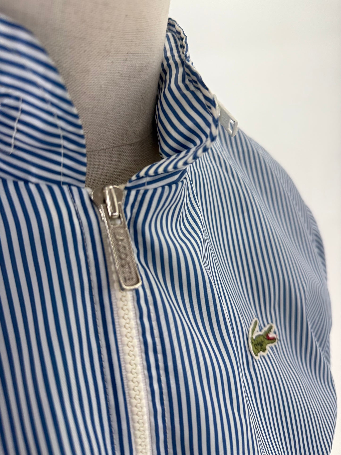 1980s Chemise Lacoste candy stripe jacket (size 4)