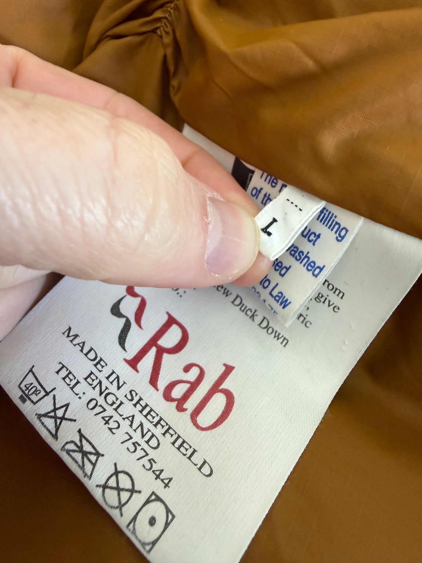 Vintage 90s Rab Pertex Duck down puffer jacket