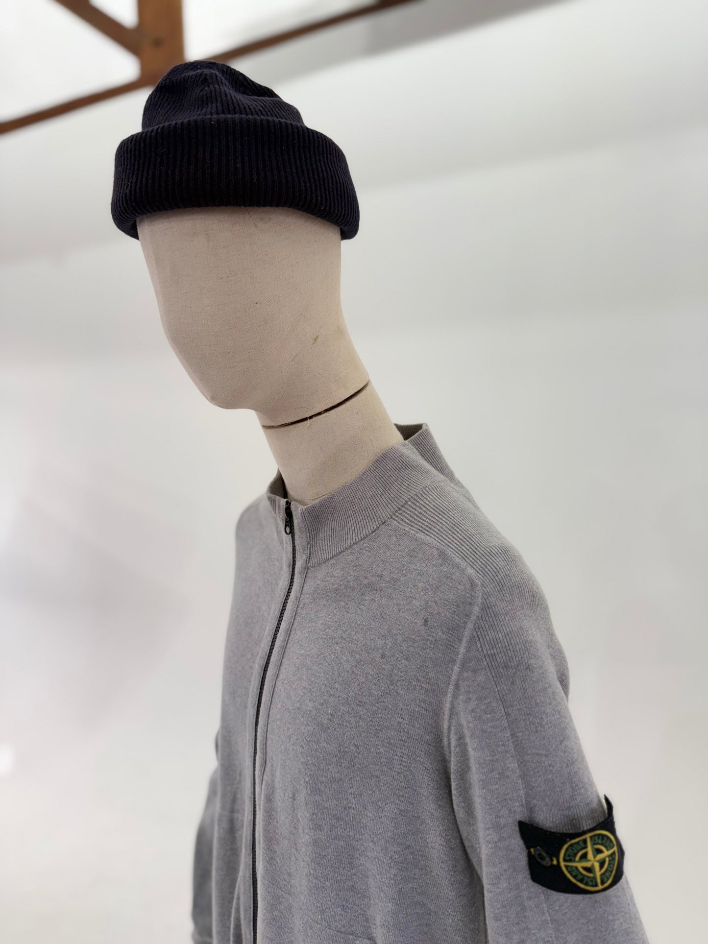 Stone Island grey cardigan (XL)