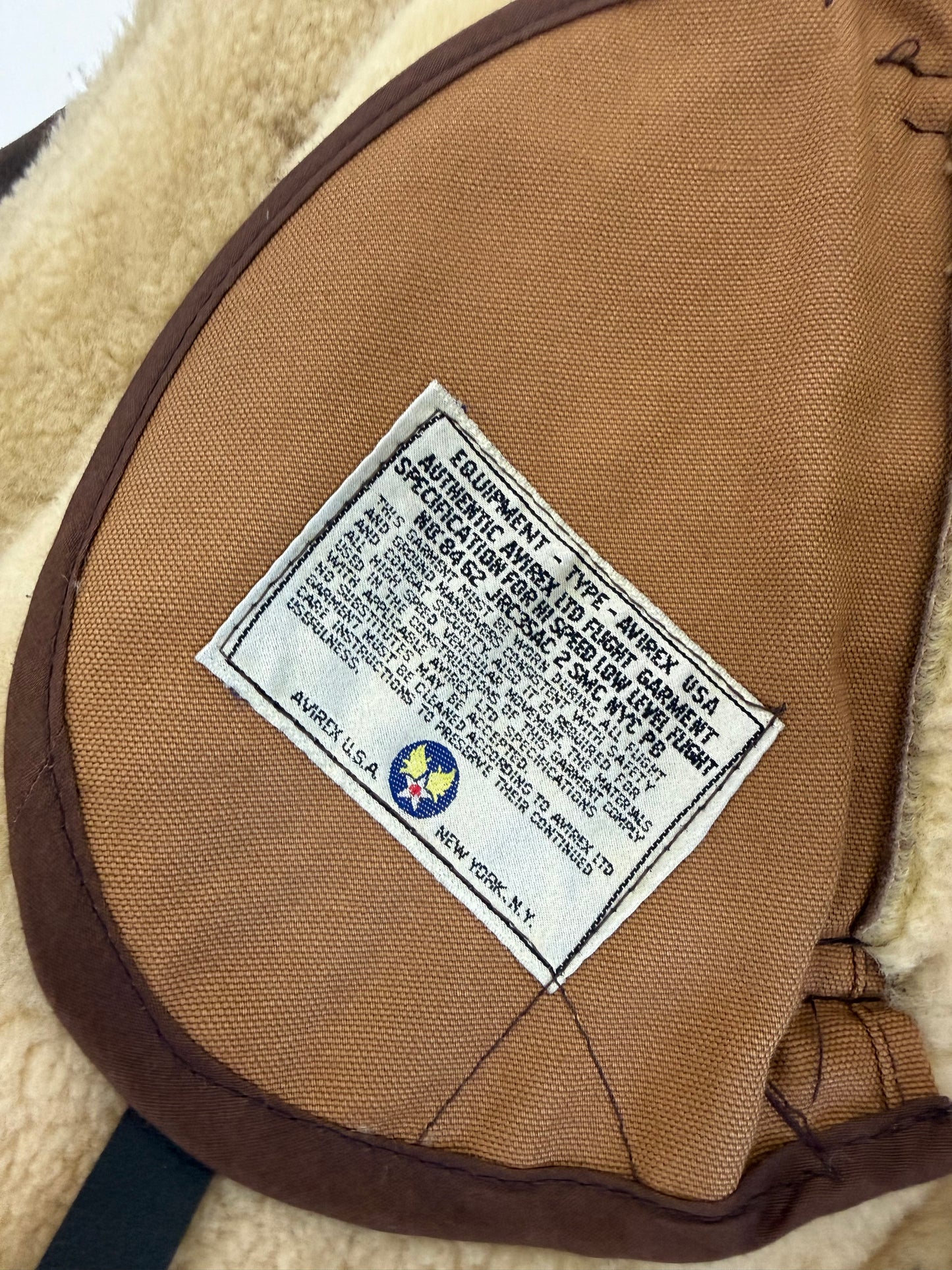 Avirex Type B-3 flying jacket - 36”