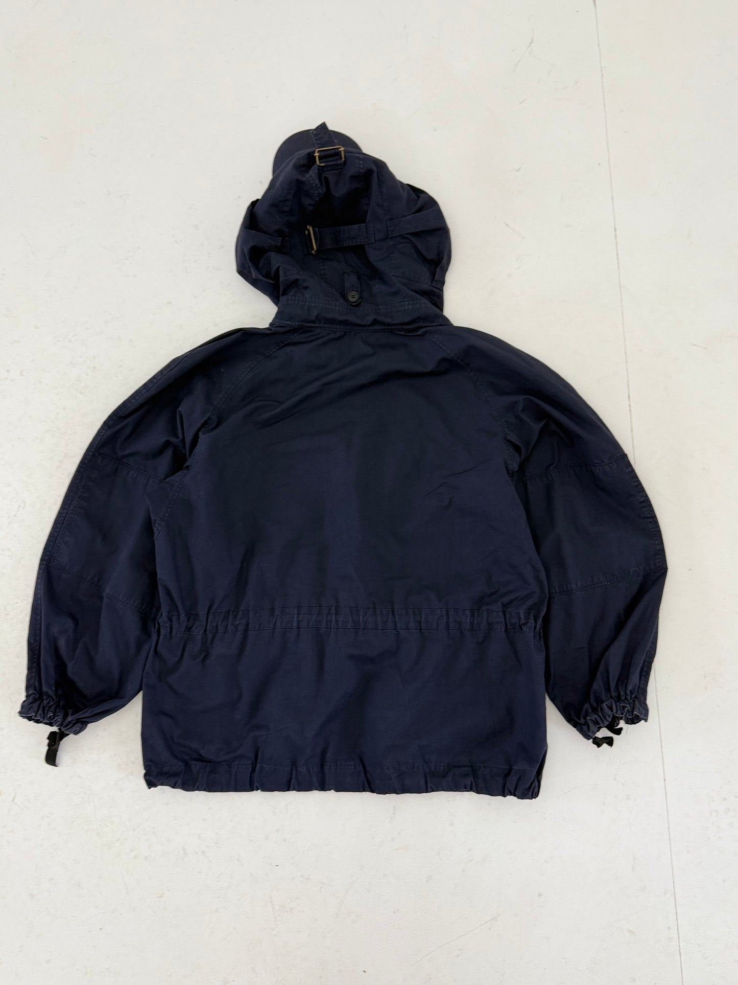 1980s Royal Navy deck smock Ventile cotton XXL