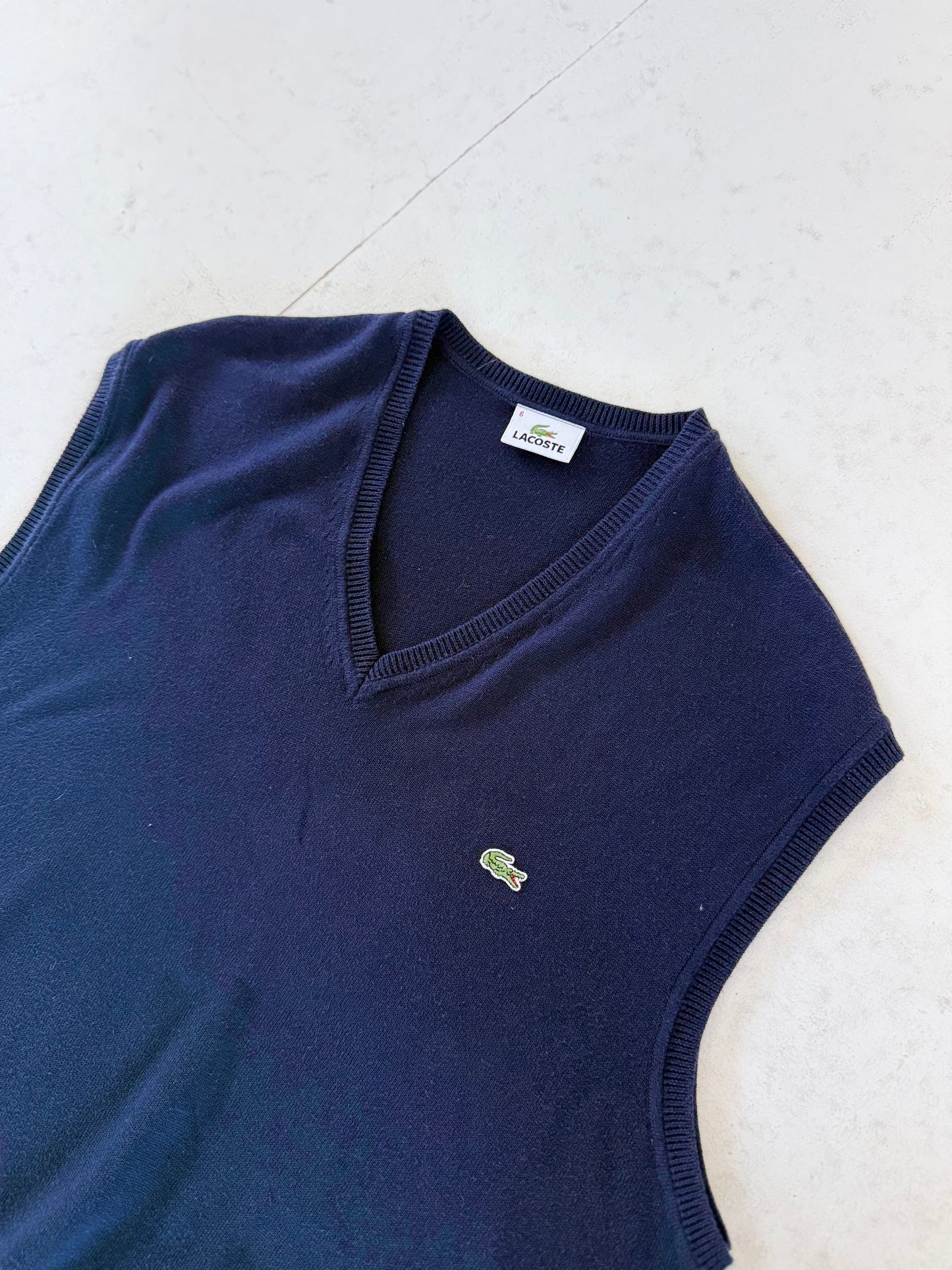 Vintage Lacoste tank top vest (size 6)