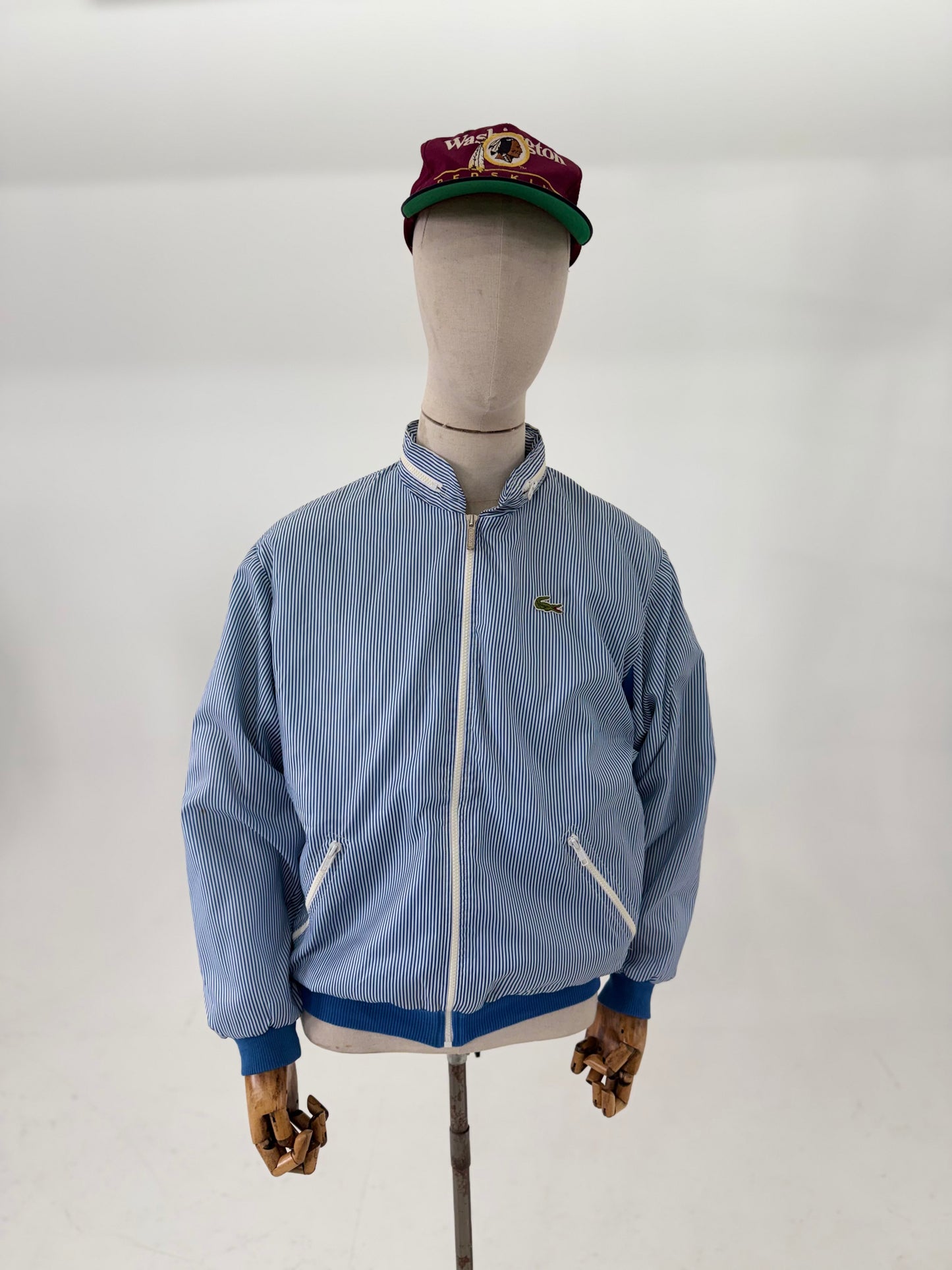 1980s Chemise Lacoste candy stripe jacket (size 4)