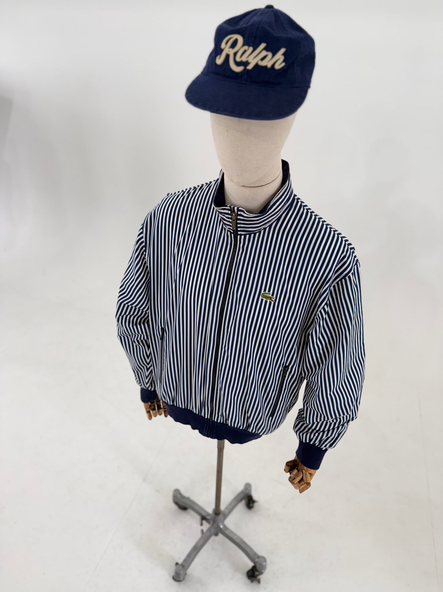 1980s Chemise Lacoste ‘Andy Pandy’ candy stripe jacket (size 5)