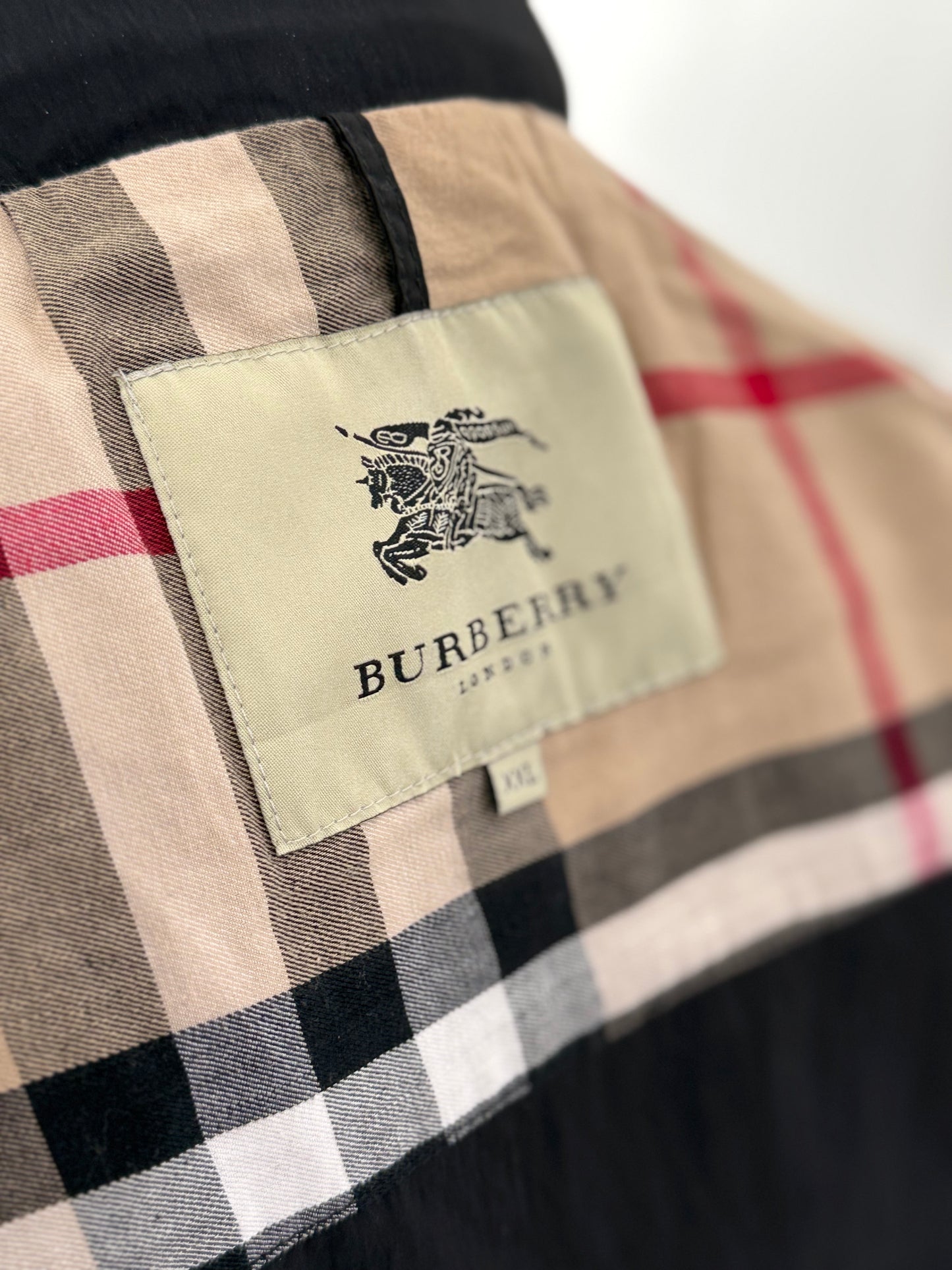 Burberry navy windbreaker jacket (L)