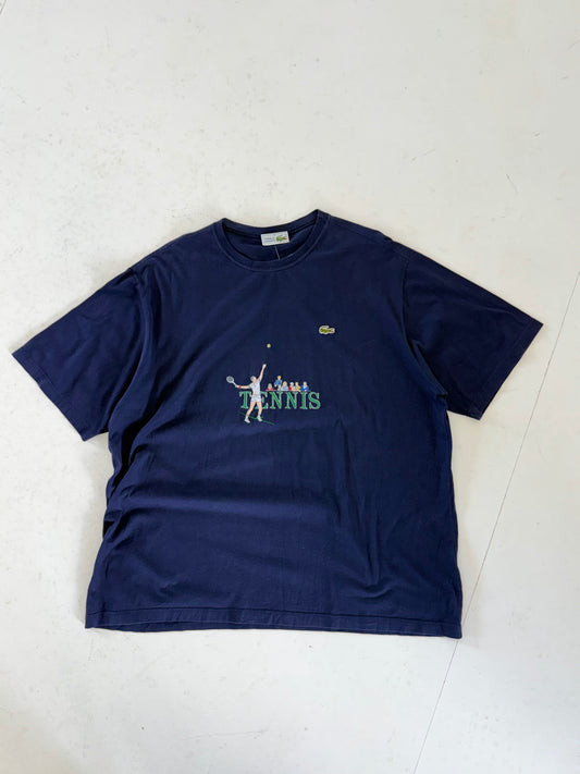 Rare 80s Chemise Lacoste ‘Tennis’ tshirt ( 8-XXL)