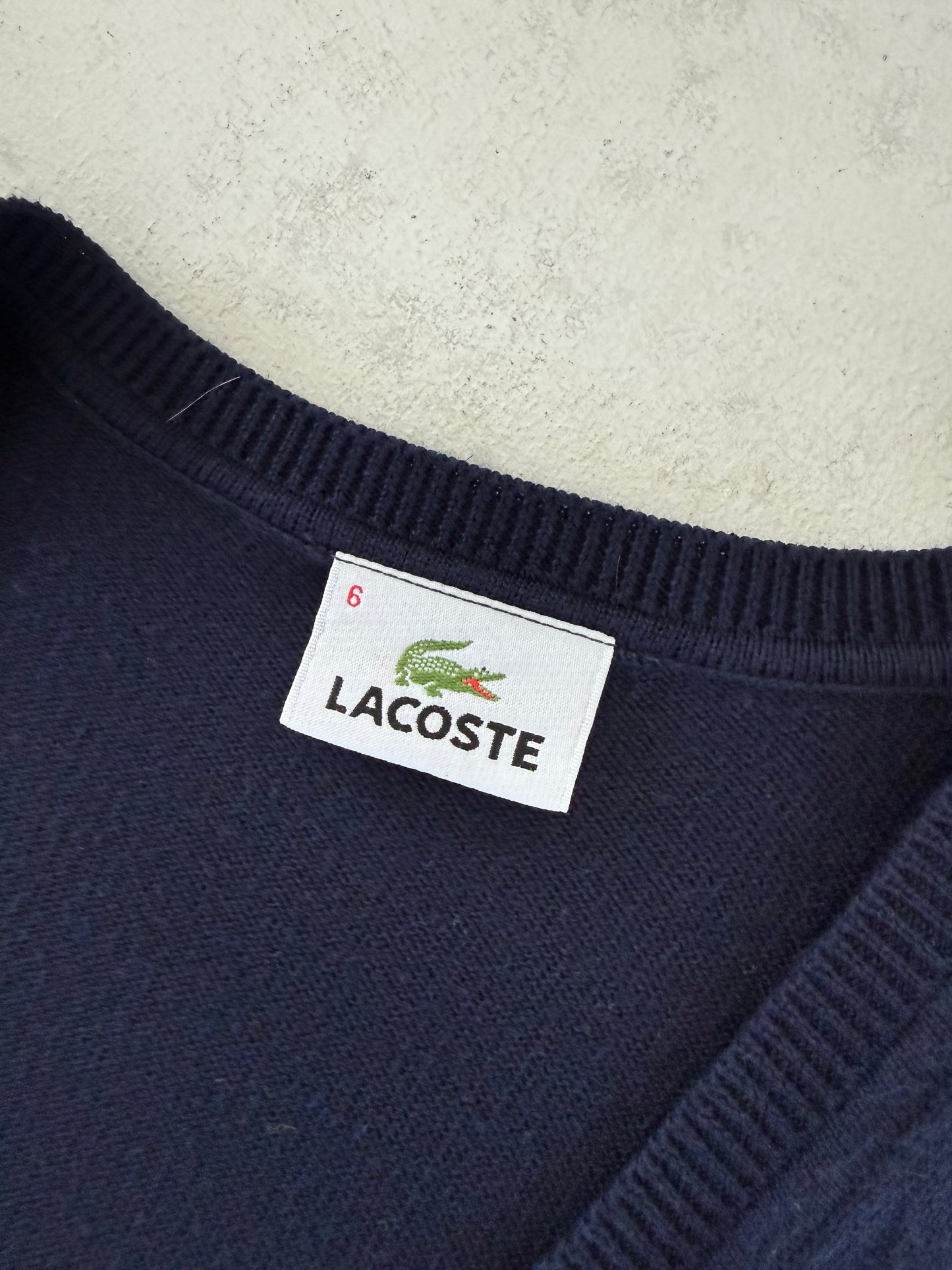 Vintage Lacoste tank top vest (size 6)
