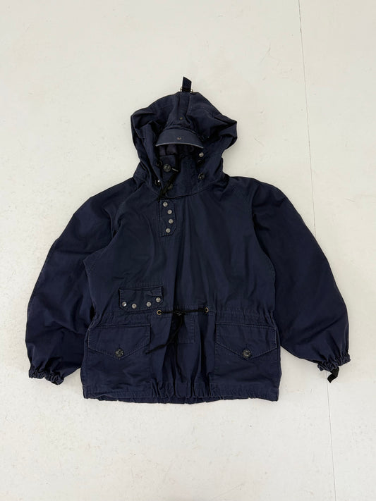1980s Royal Navy deck smock Ventile cotton XXL