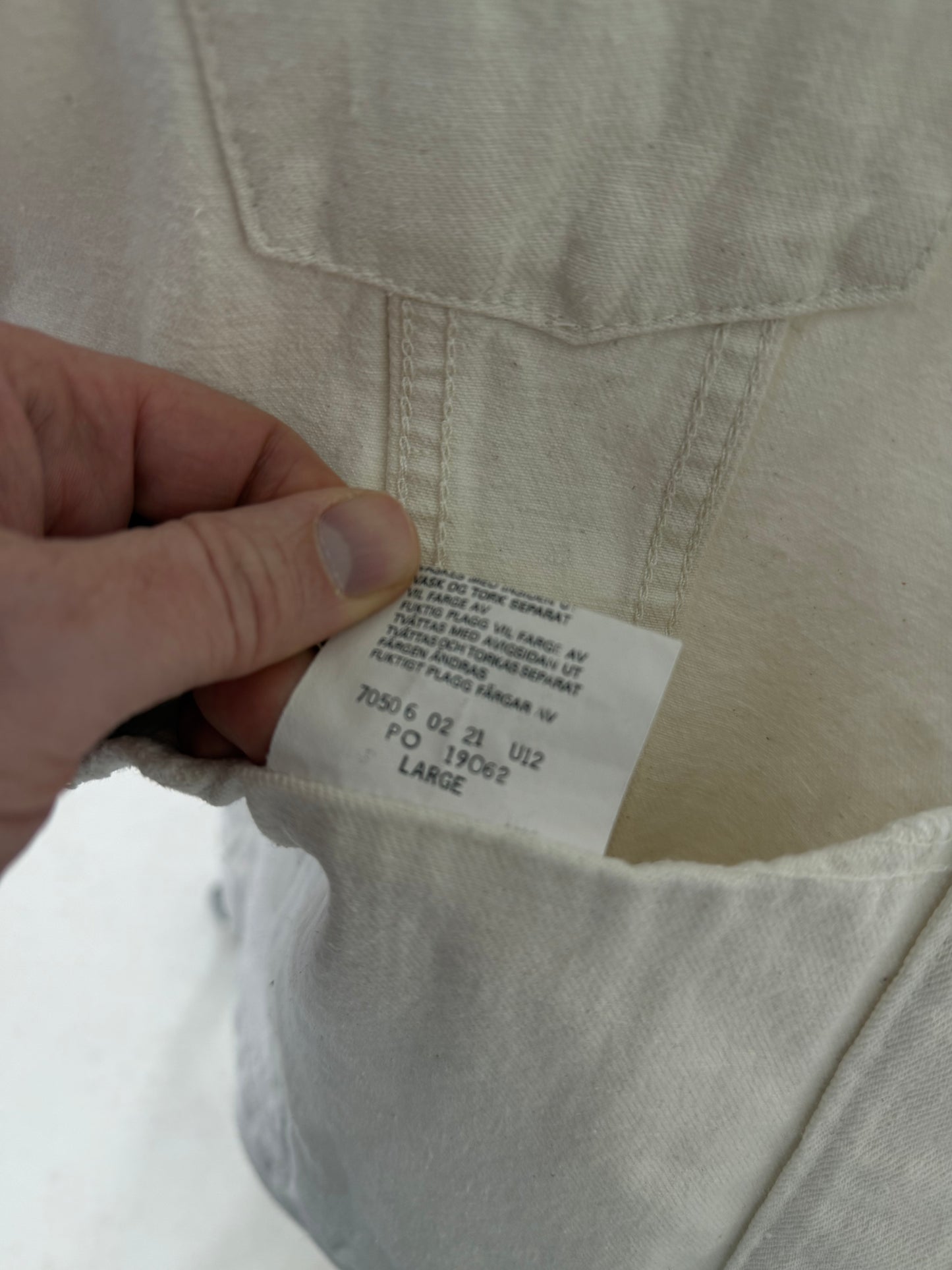 Vintage 80s Levi’s 70506 denim jacket Made in GB (Large)