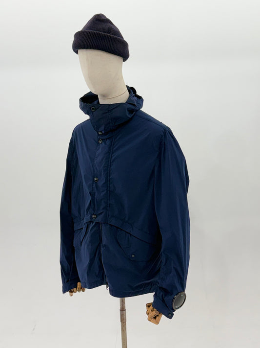2018 C.P Company Navy Nycra Goggle watch viewer jacket - size 52