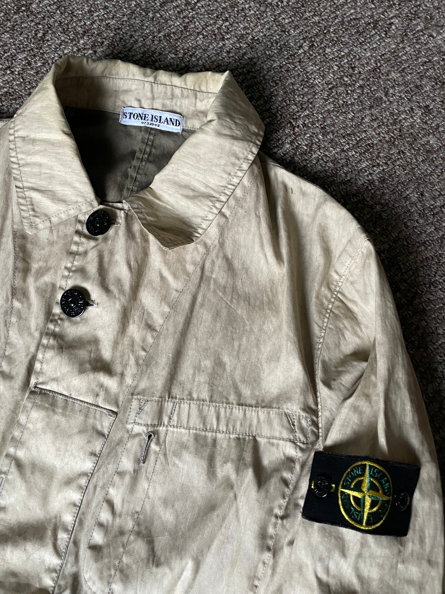 2006 Stone Island Lino Flax jacket - (L)