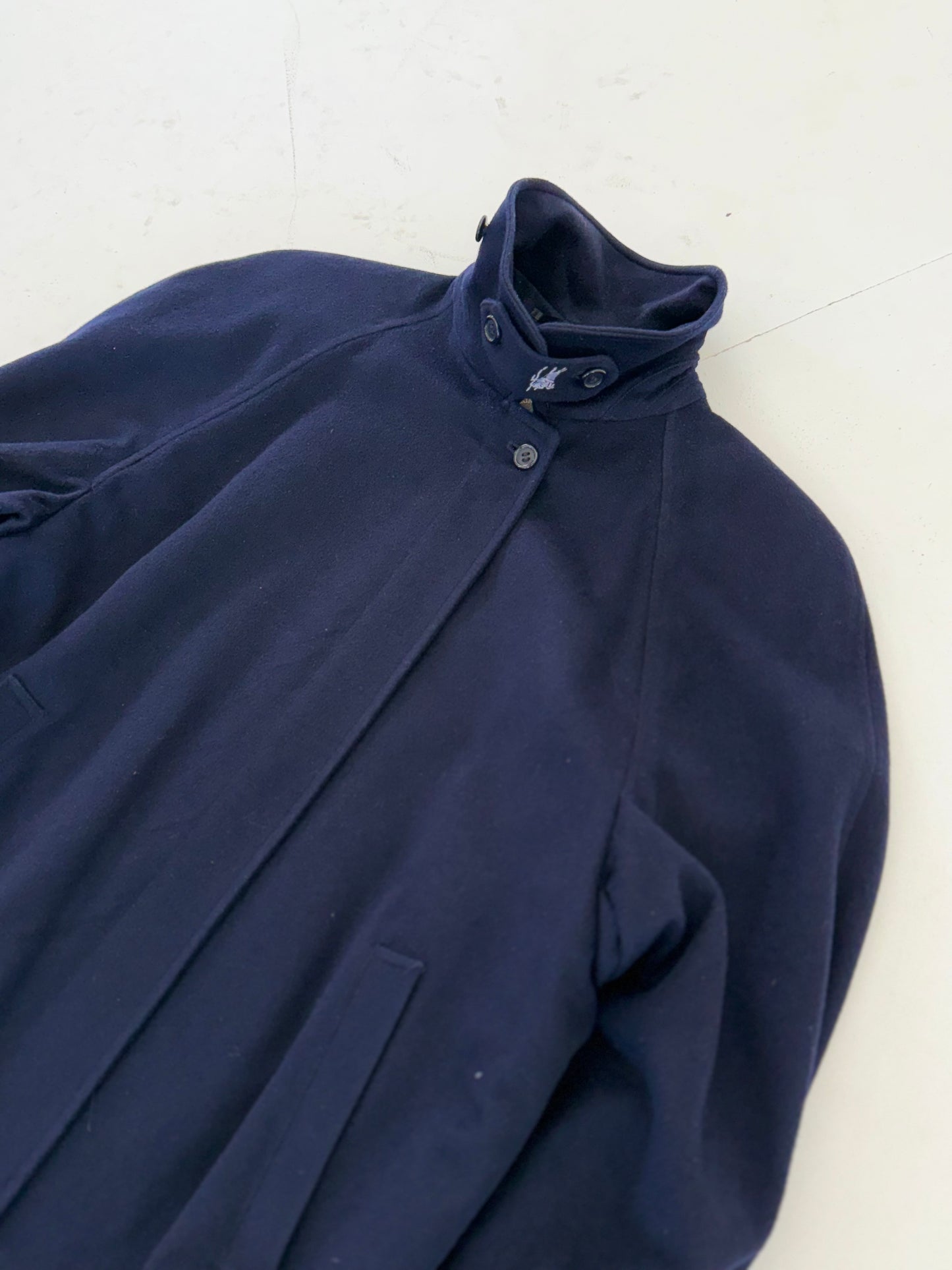 Early 90s Burberry Prorsum wool Alpaca mix Harrington bomber jacket - UK 10 (Ladies)