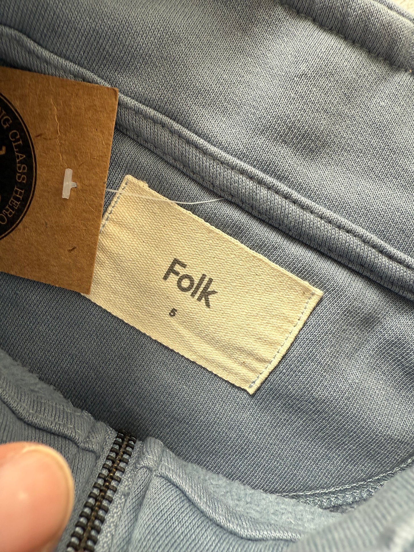 Folk 1/4 zip sweatshirt (size 5 - Large)