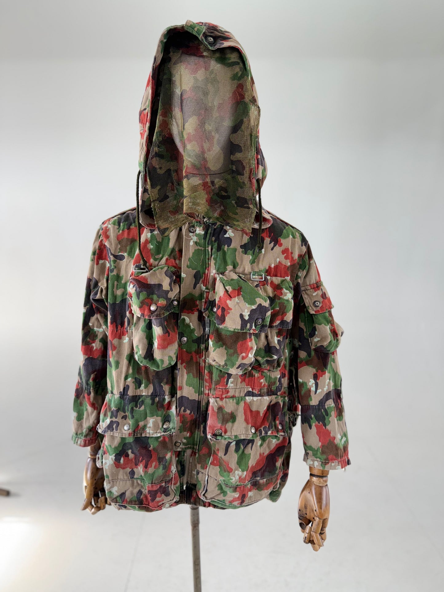 1970s Swiss Alpenflage Sniper parka -  (48) Medium