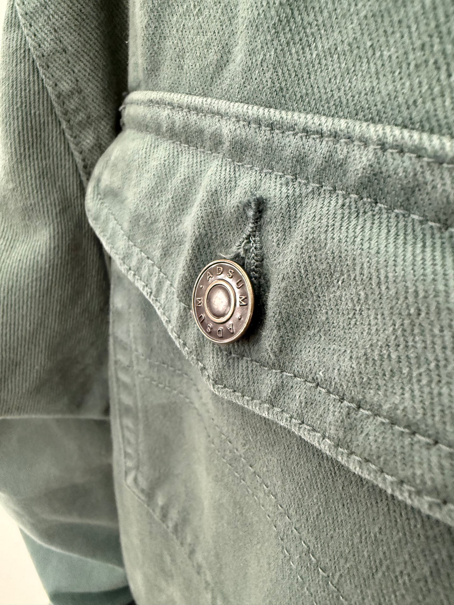 Adsum Overdyed denim jacket (XXL)