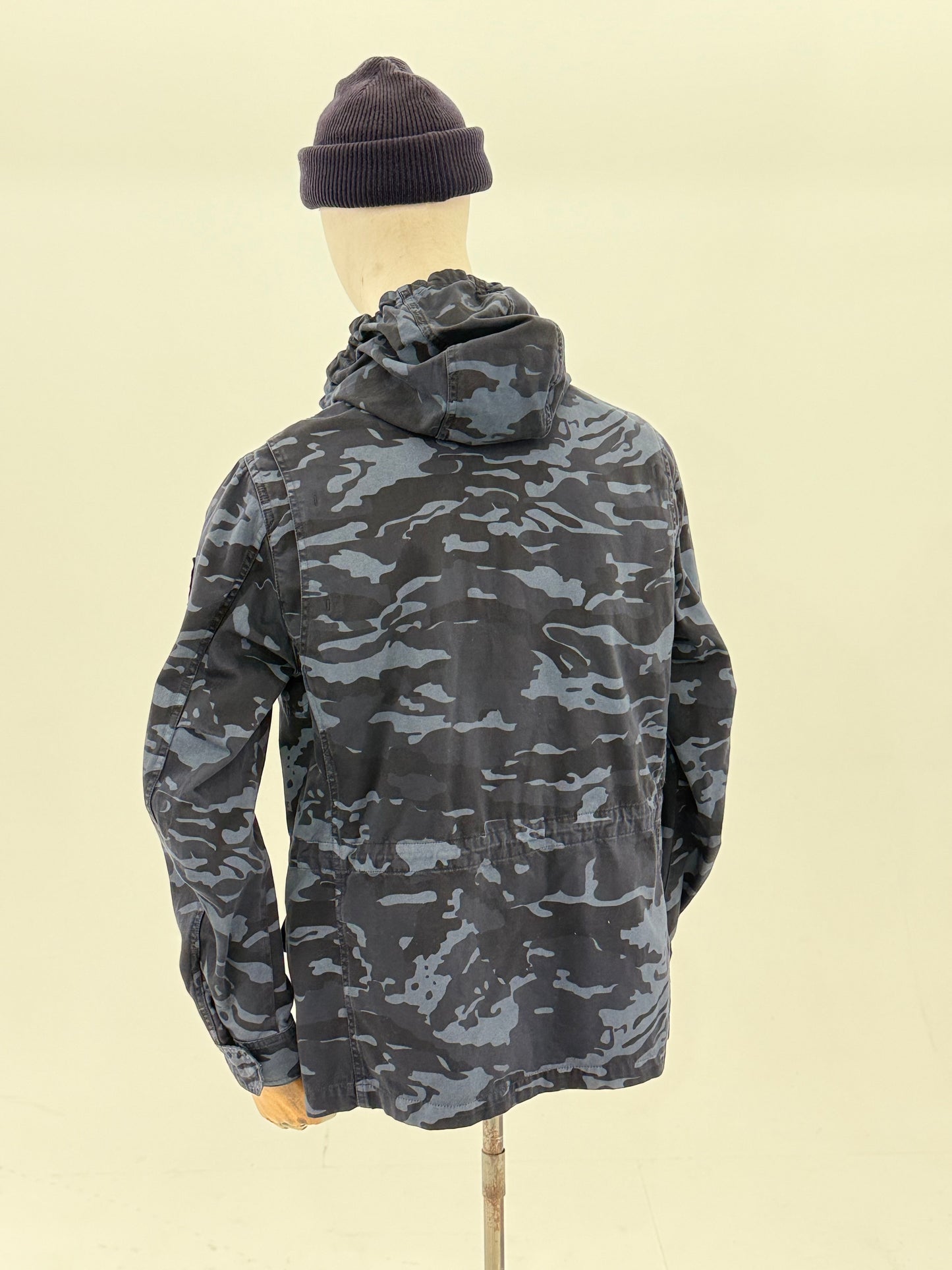 Belstaff Fieldwood camo field jacket - Dark Ink - UK 38