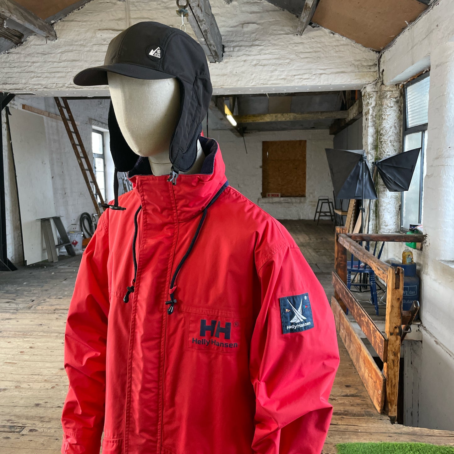 90s Helly Hansen sailing coat (L)