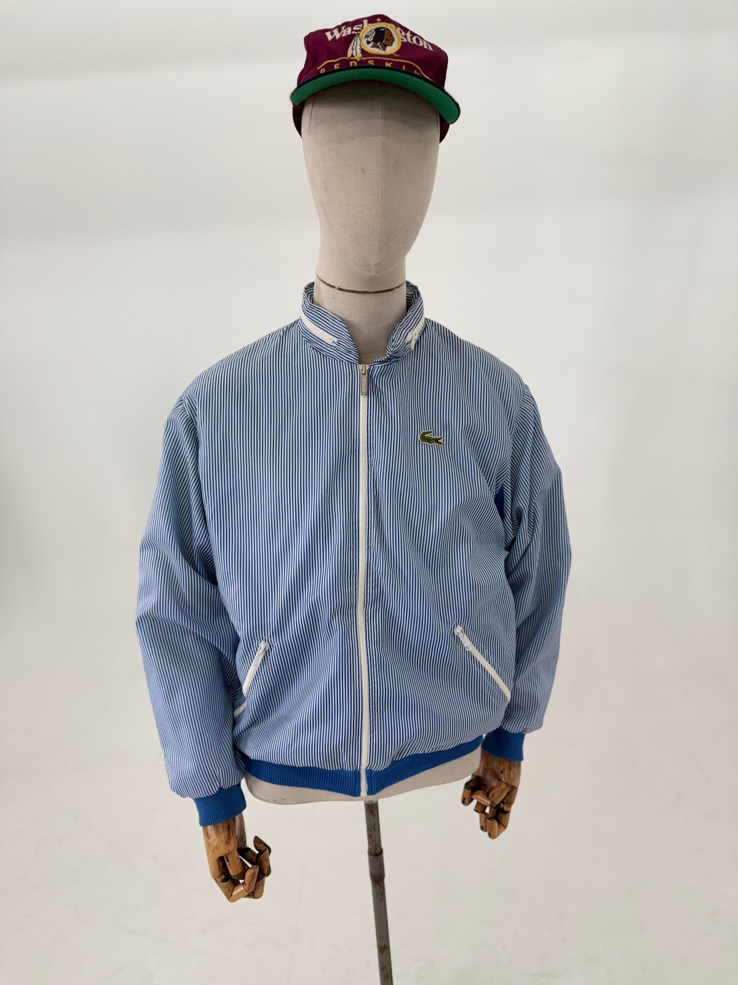 1980s Chemise Lacoste candy stripe jacket (size 4)