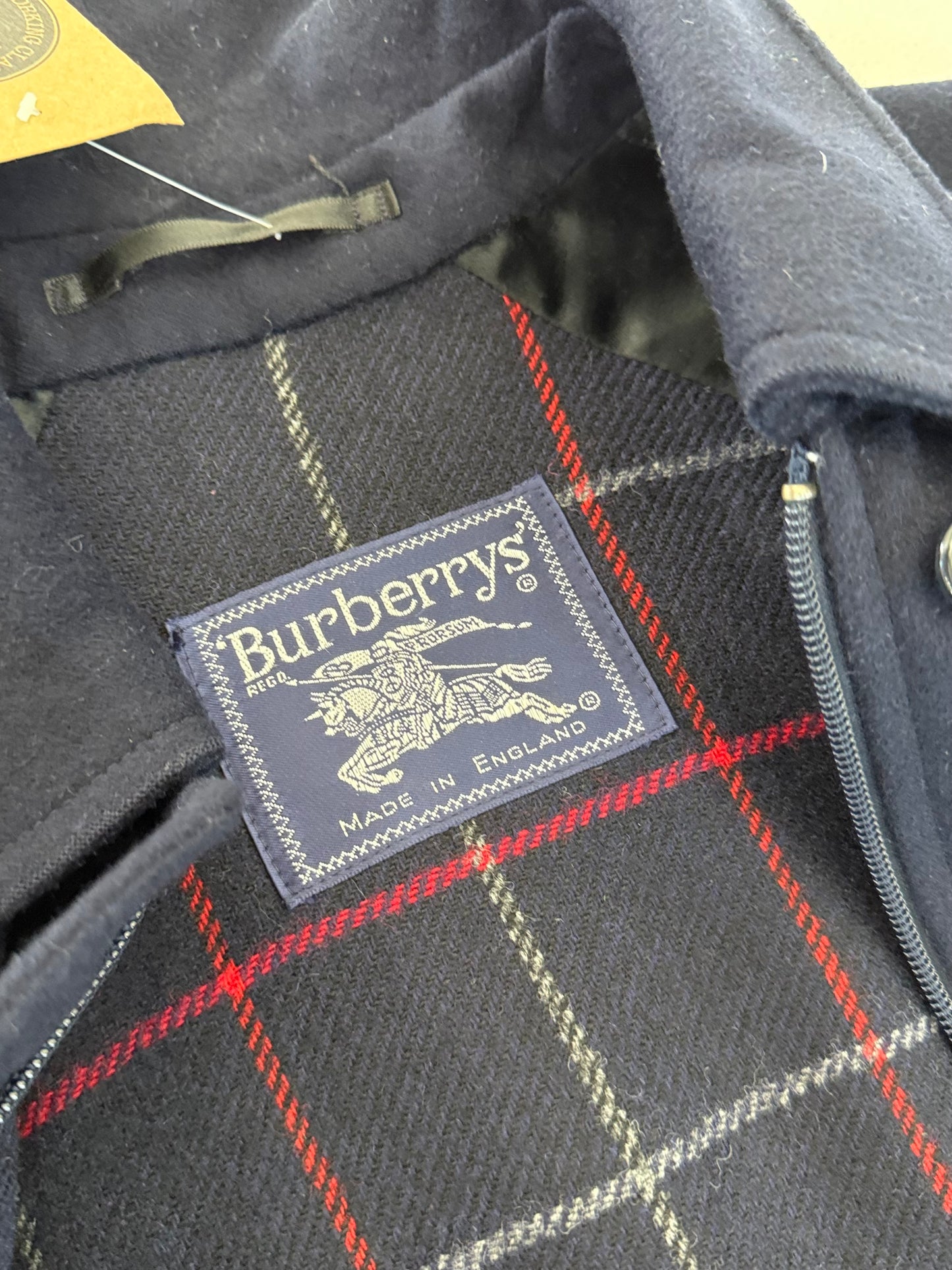 Early 90s Burberry Prorsum wool Alpaca mix Harrington bomber jacket - UK 10 (Ladies)