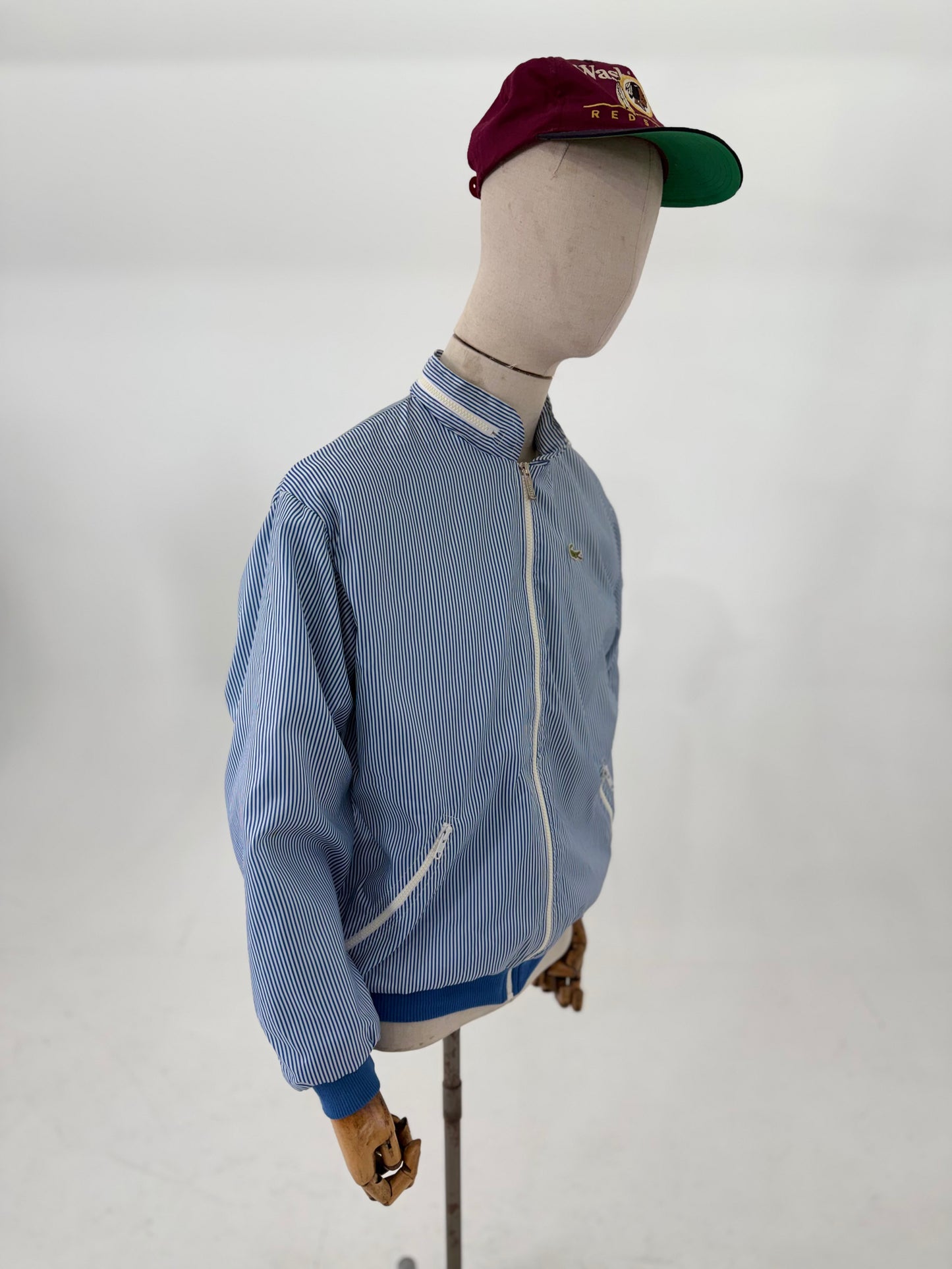 1980s Chemise Lacoste candy stripe jacket (size 4)
