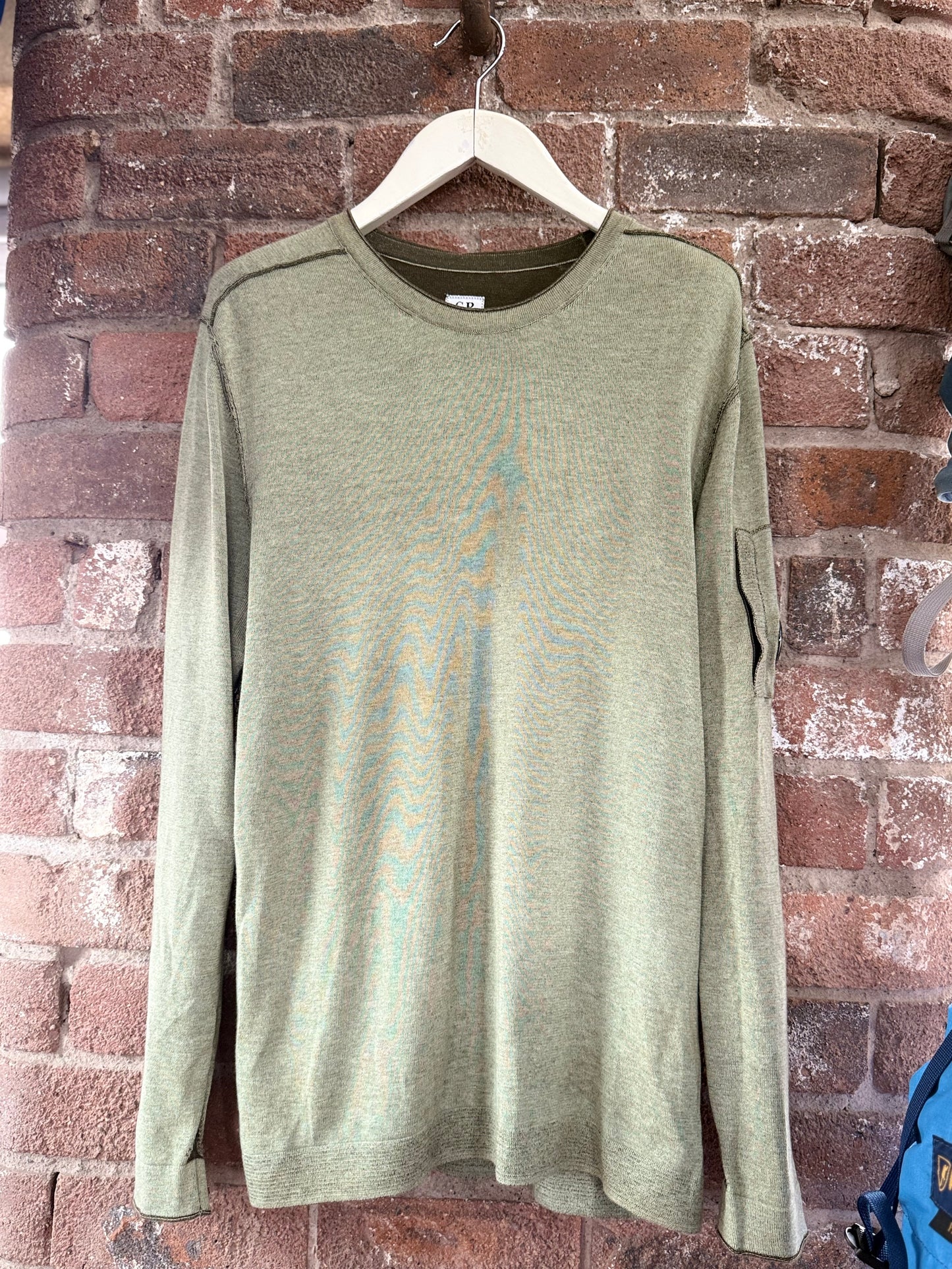 C.P Company Double Face Vanisé Crewneck Lens Knit (XXL)