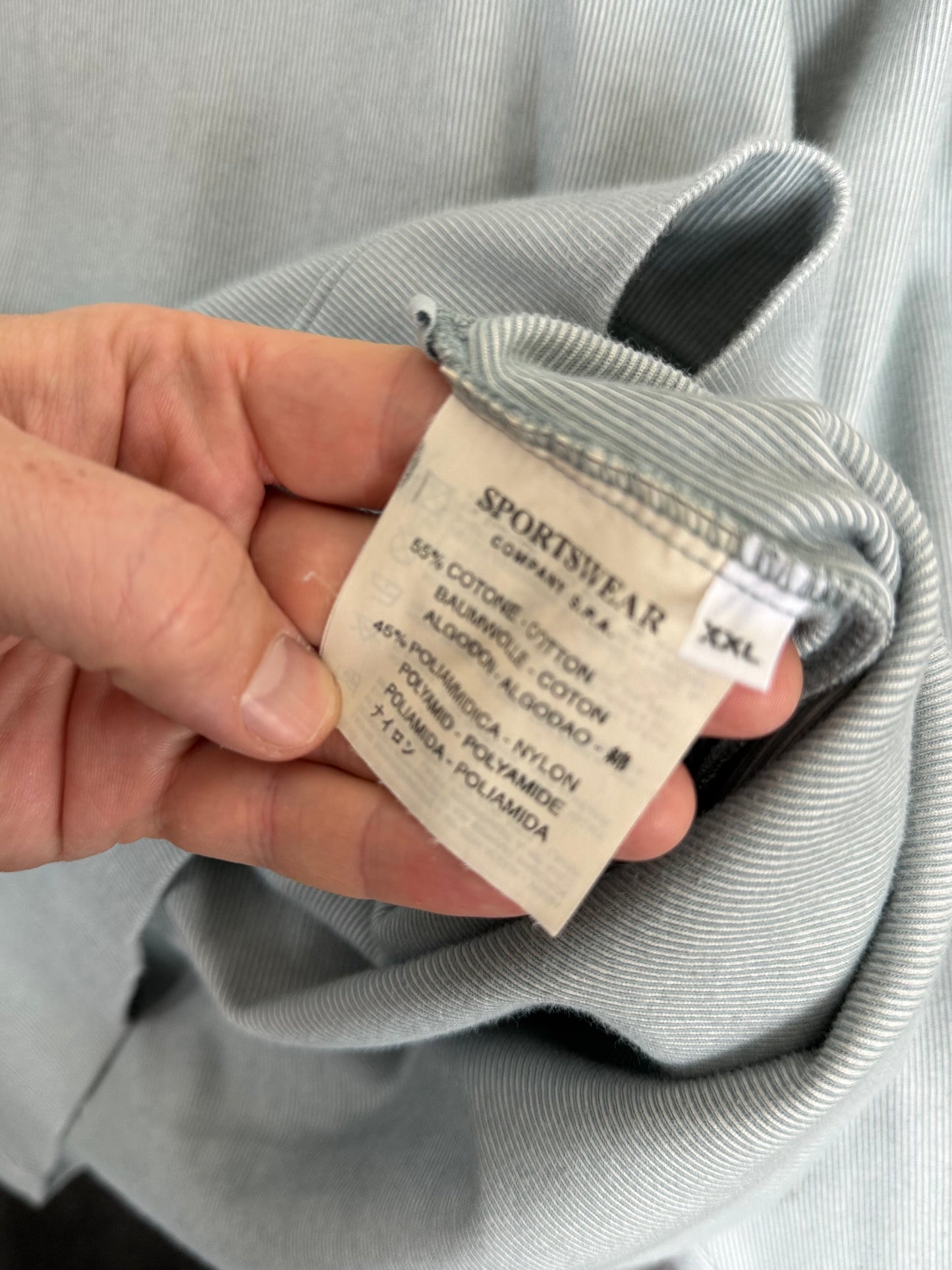 00 Stone Island stripe sweatshirt by Paul Harvey (XXL)