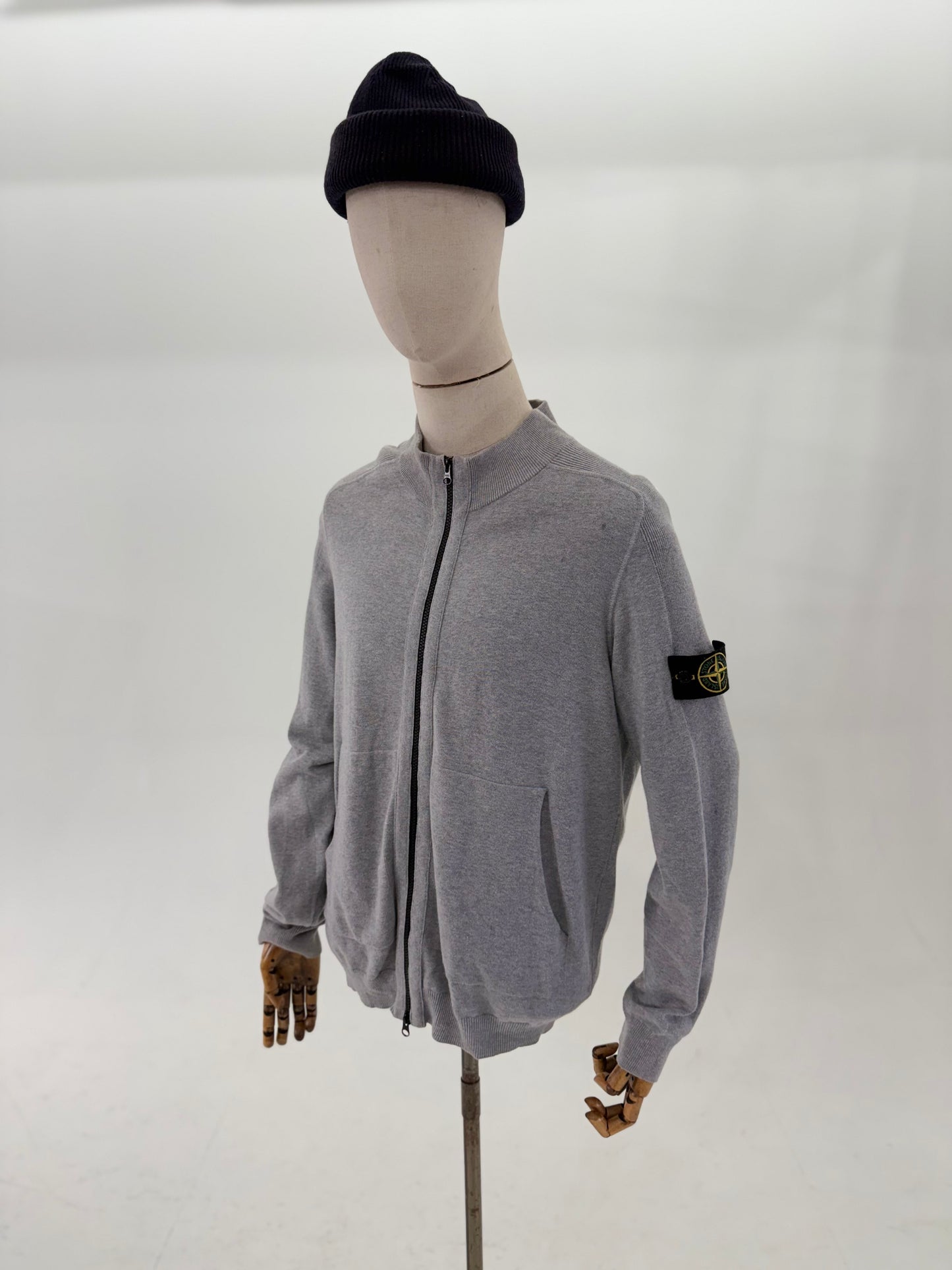 Stone Island grey cardigan (XL)