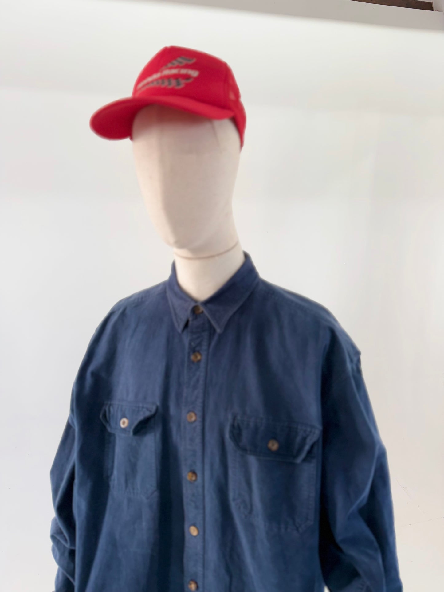 Vintage Woolrich USA moleskin overshirt (2XL)