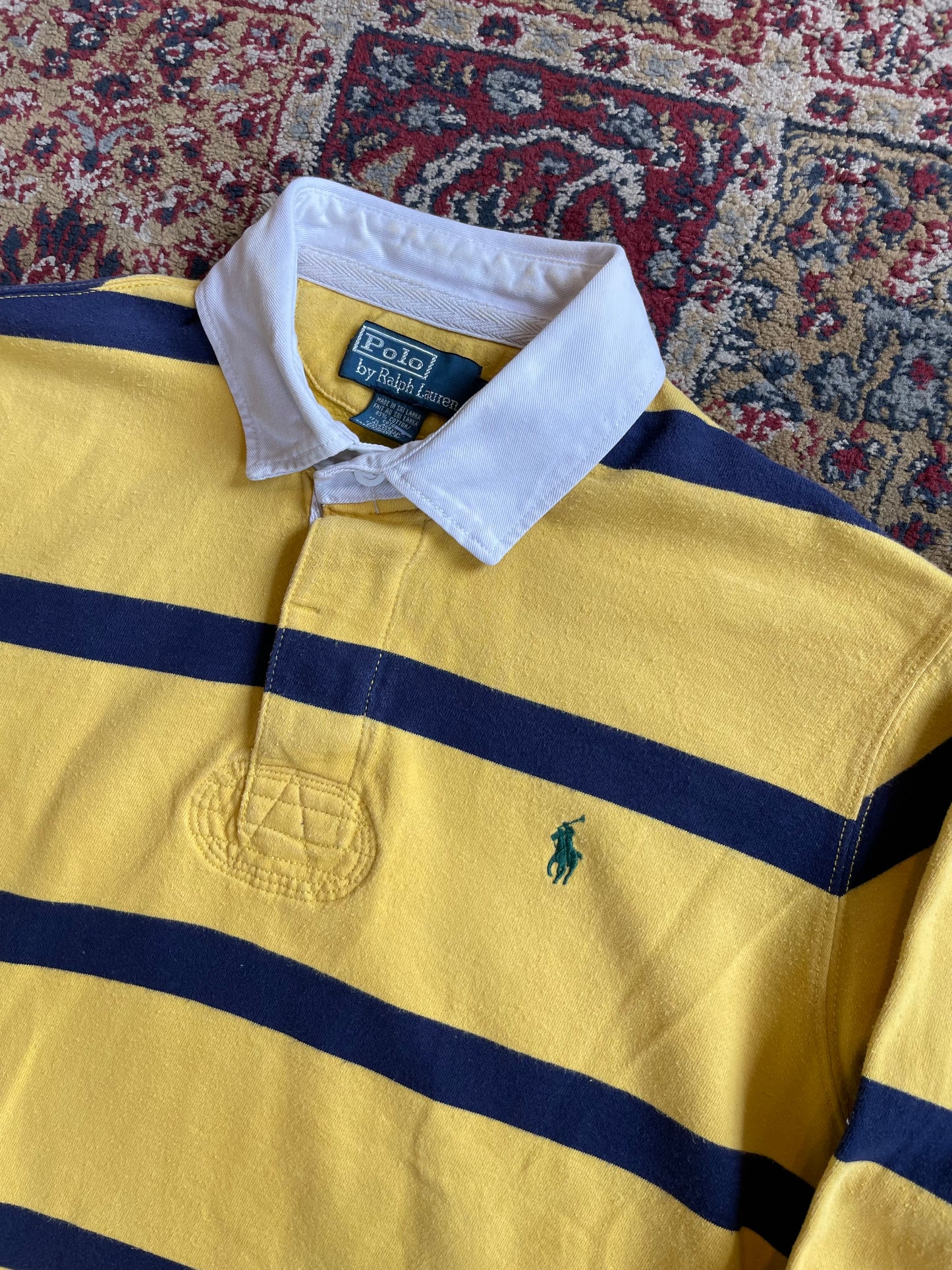 00s Polo Ralph Lauren stripe rugby jersey (Large)