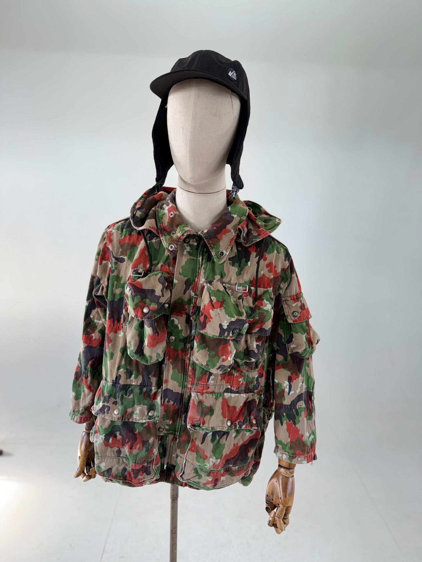 1970s Swiss Alpenflage Sniper parka -  (48) Medium