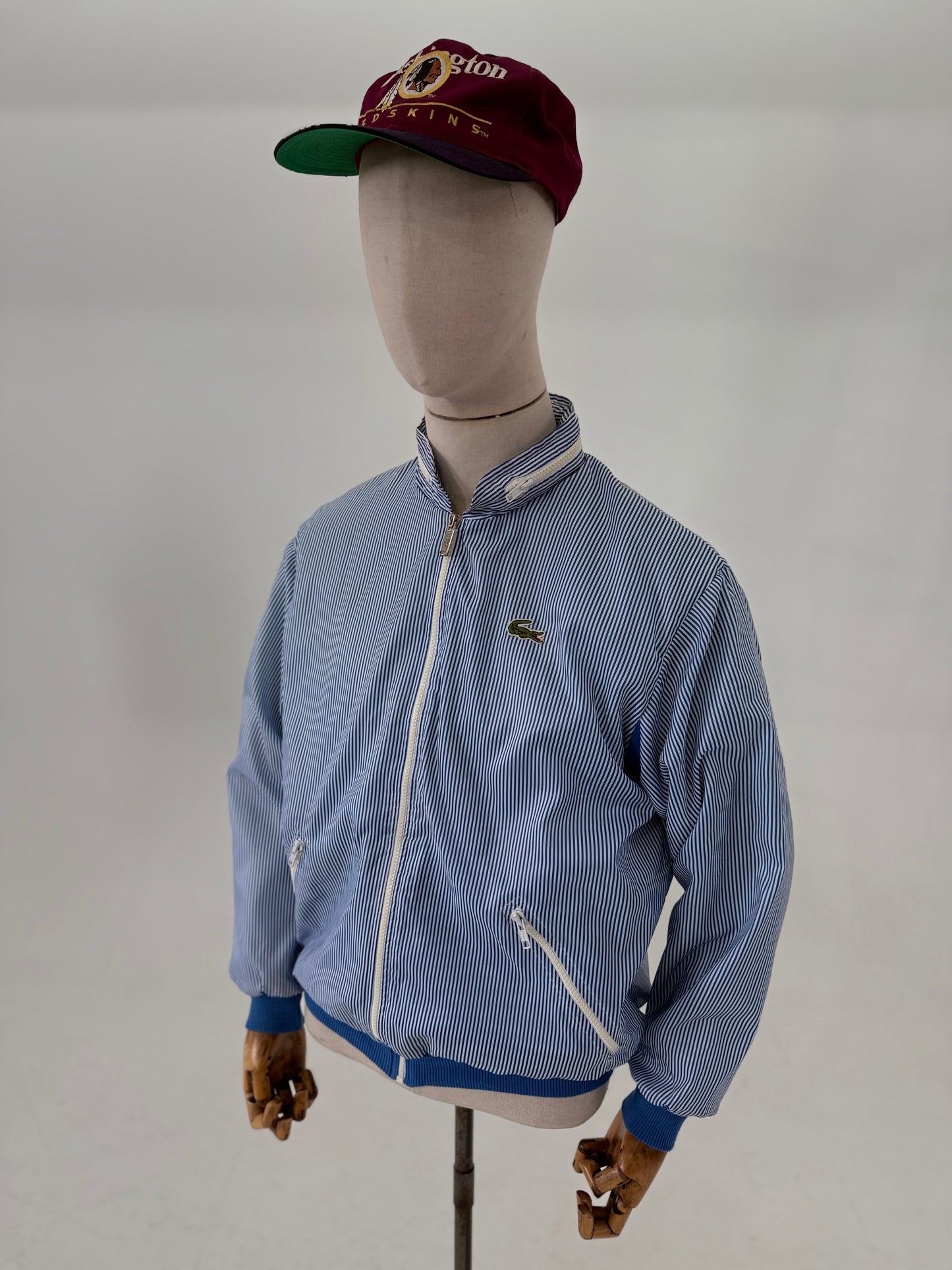 1980s Chemise Lacoste candy stripe jacket (size 4)