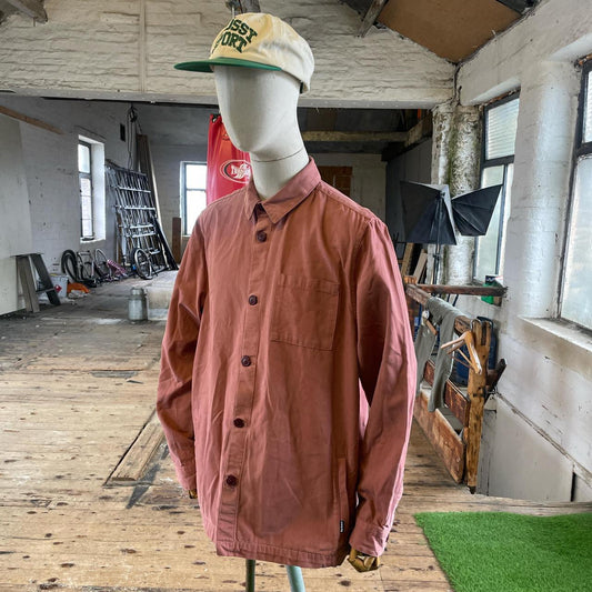 Barbour overshirt in salmon pink (XL)