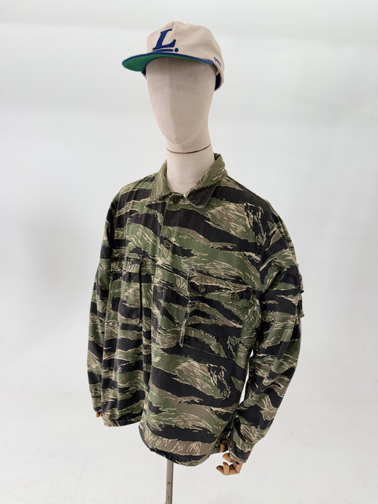 1989 Tiger Stripe overshirt Made in USA (Large)
