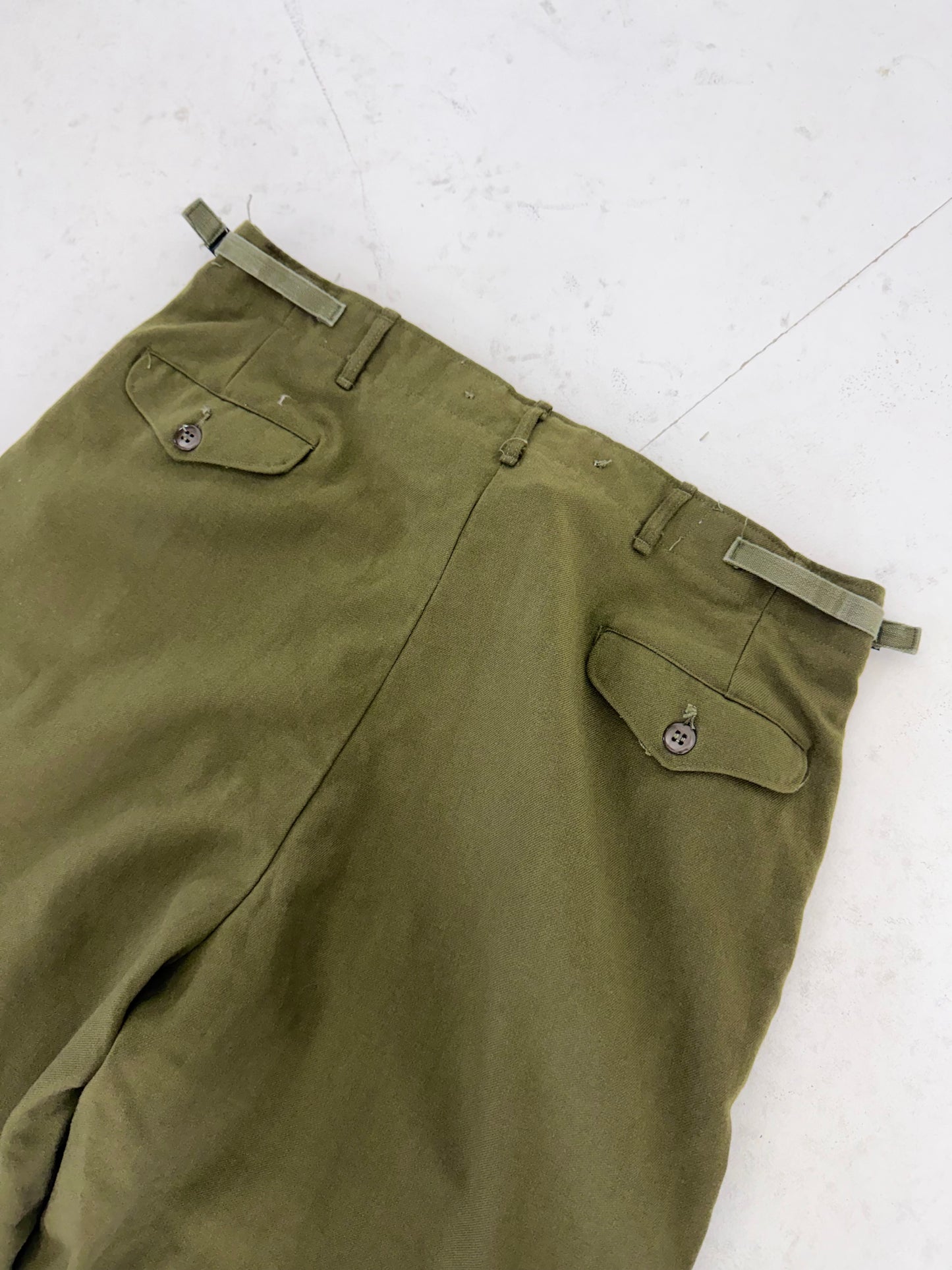 Vintage 1951 US Army M-1952 wool field trousers Large Regular unissued Korean War