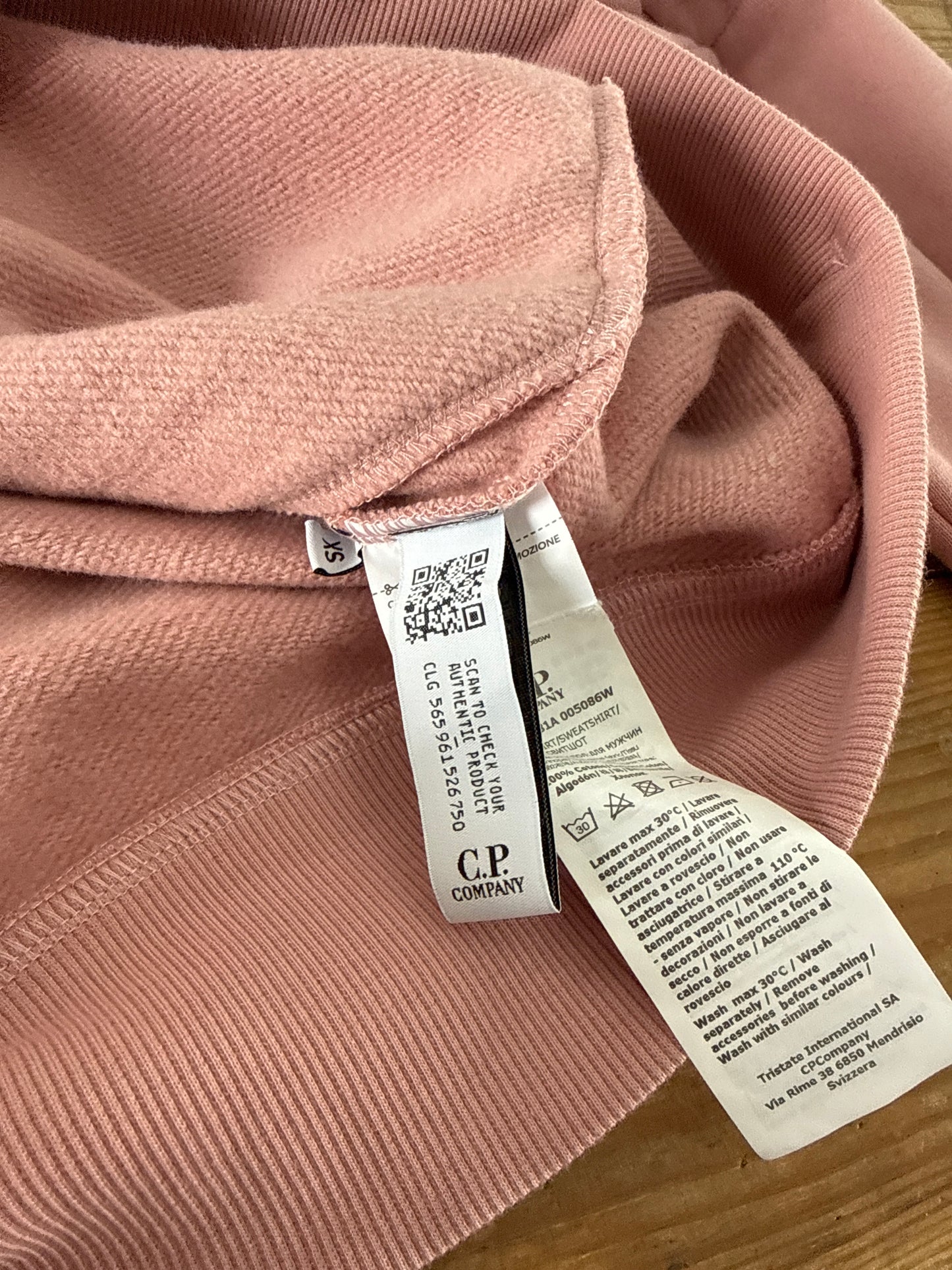 C.P Company 1/4 zip sweatshirt (XS)