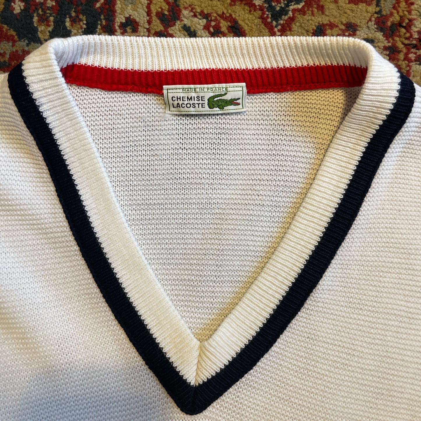 1980s Chemise Lacoste knit jumper  (3)