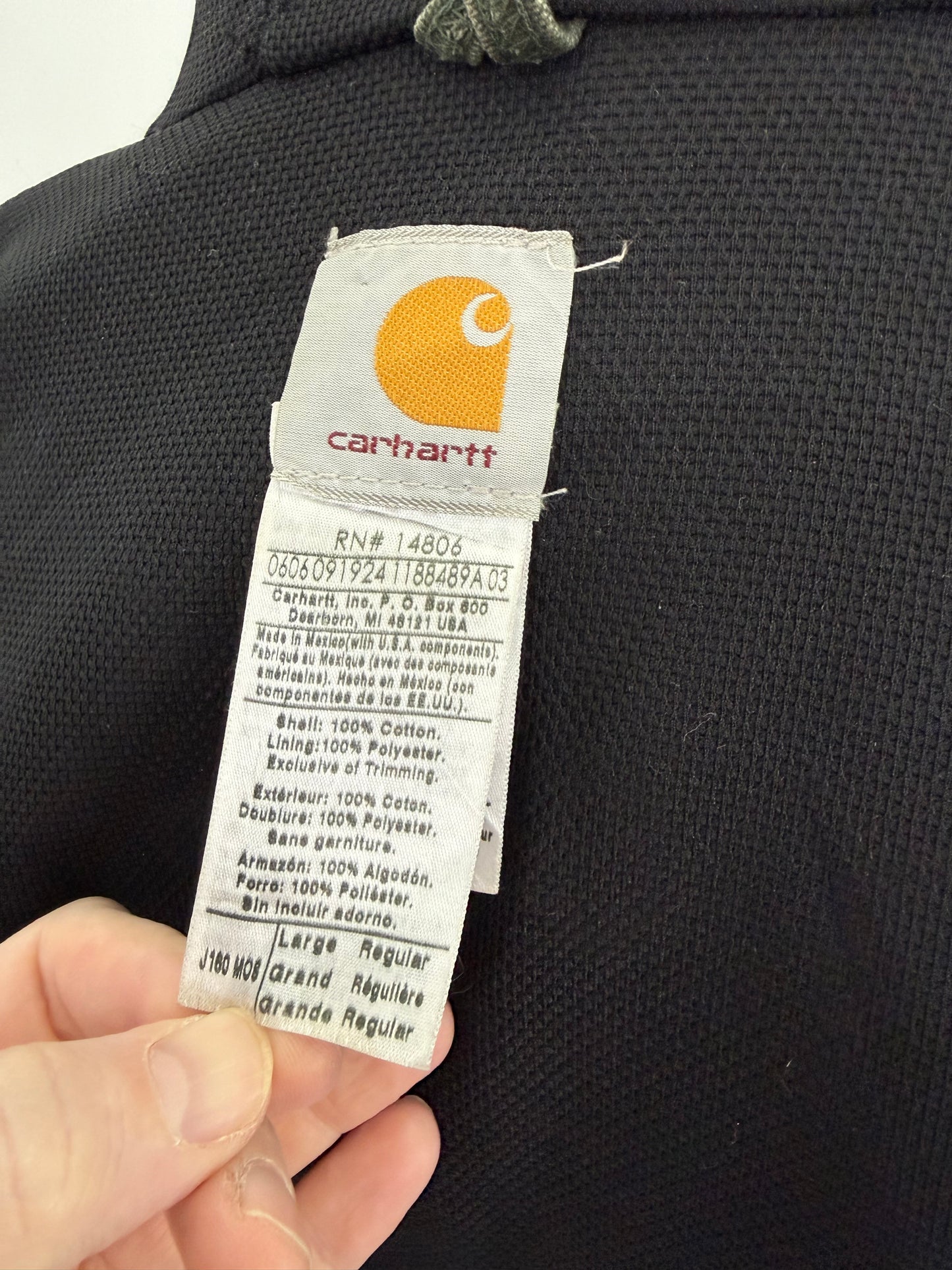 Vintage Carhartt Active jacket J160 Moss green (Large)