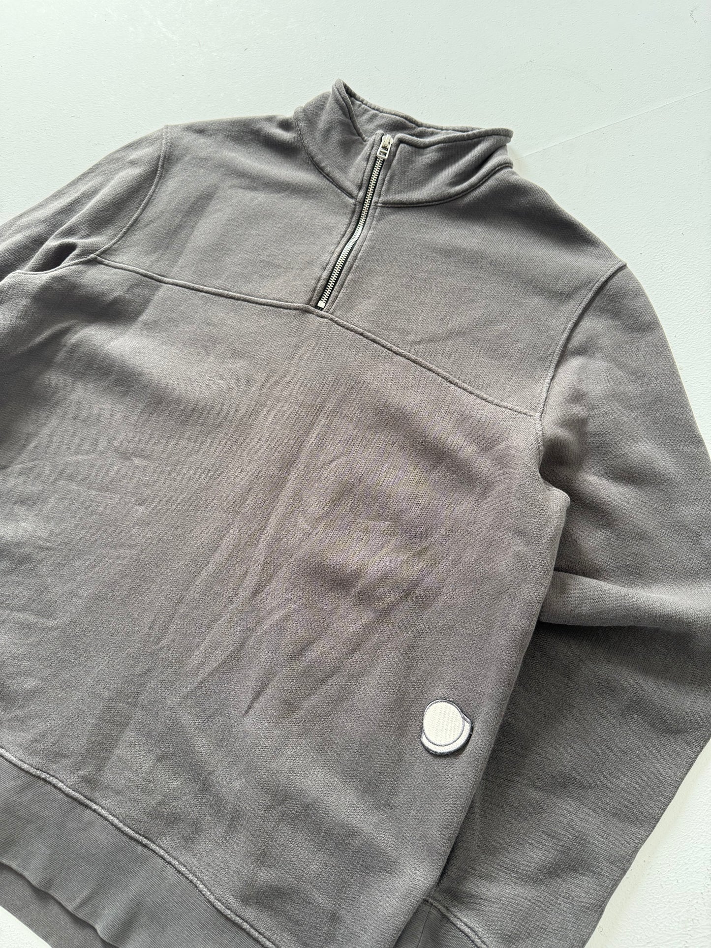 ALL GOOD by FOLK 1/4 zip sweatshirt- (size 6 XL)