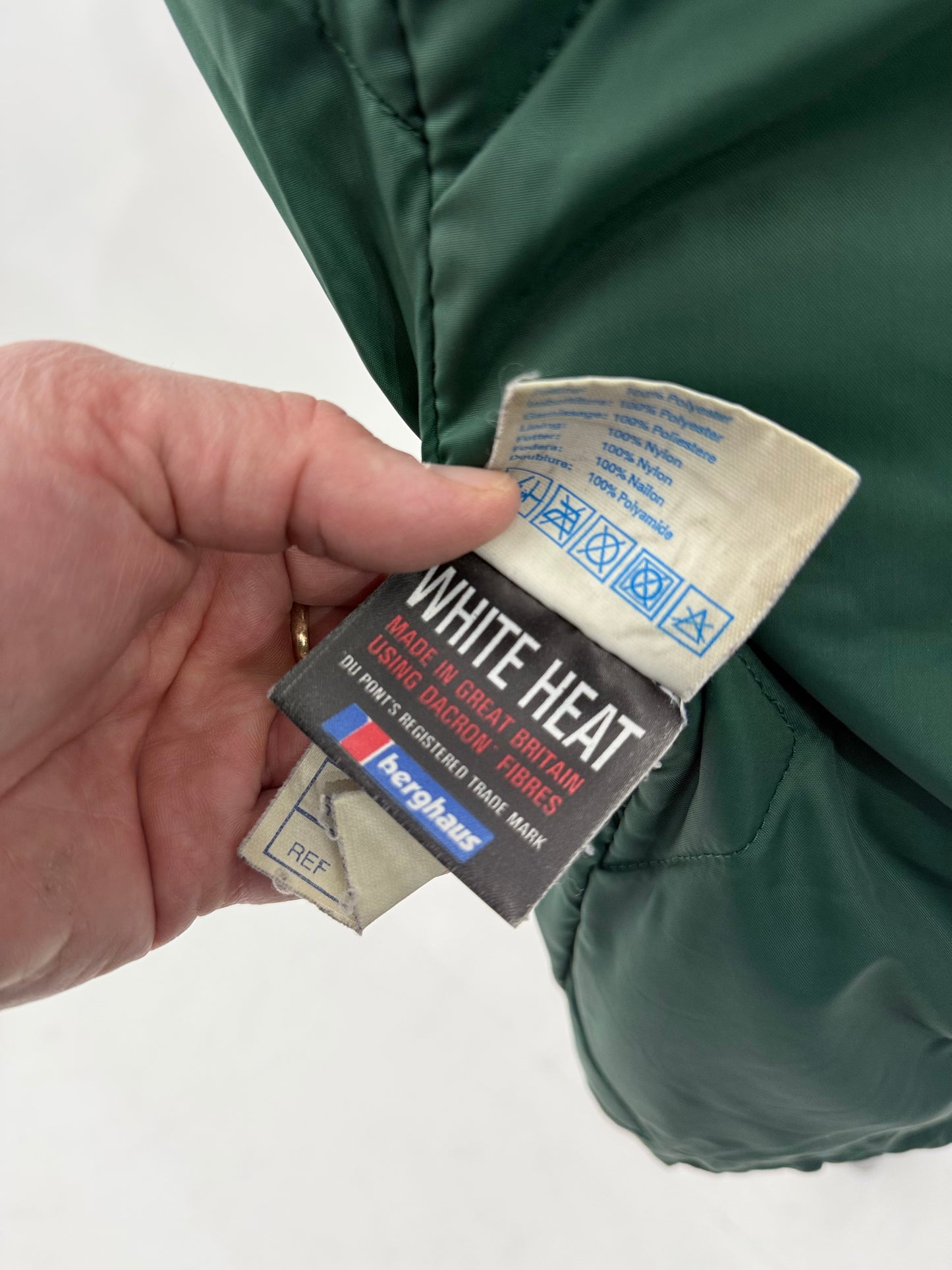 90s Berghaus Blizzard Dacron White Heat Parka (Small)