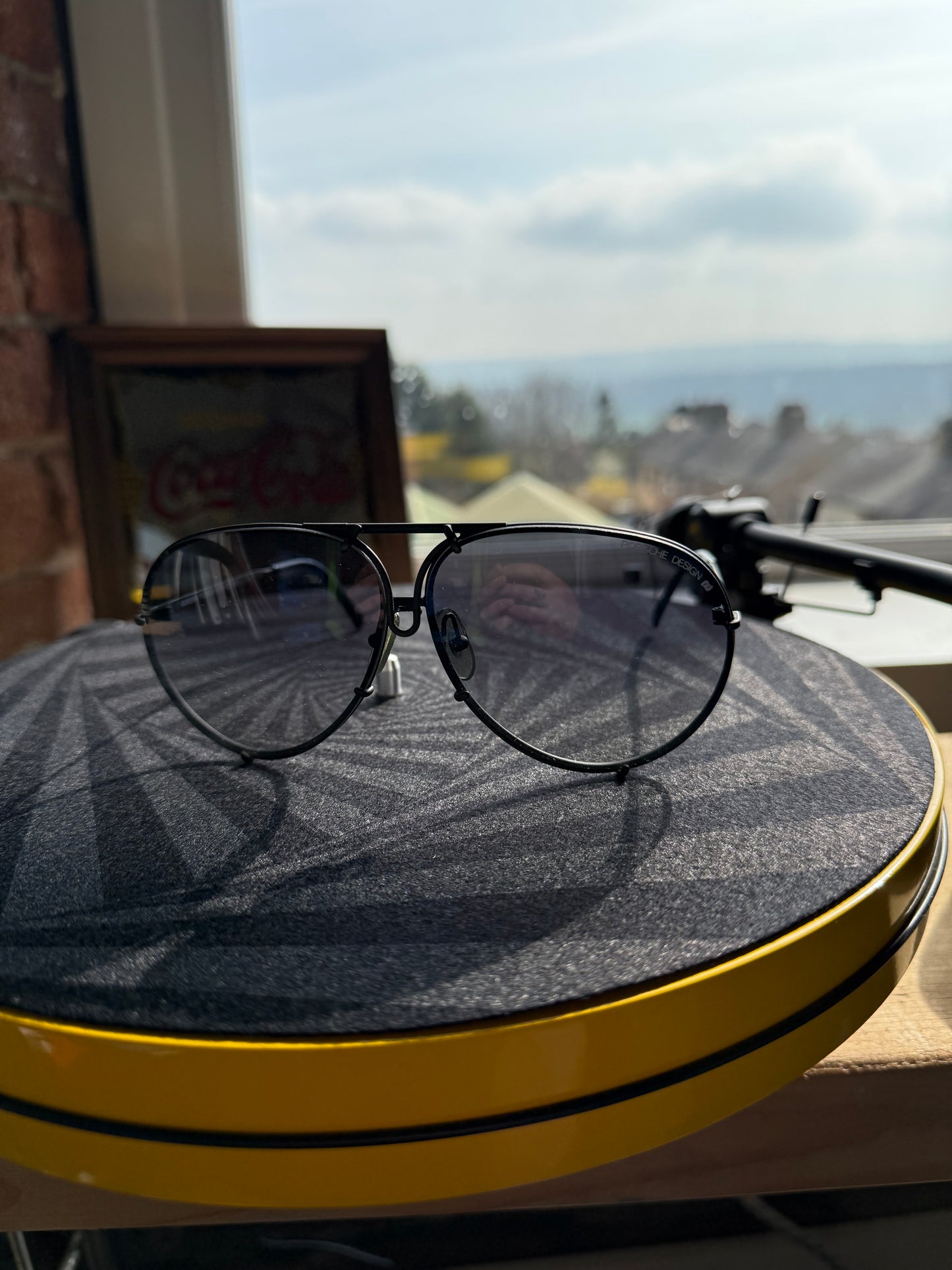 1980s Porsche Design by Carrera Aviator sunglasses