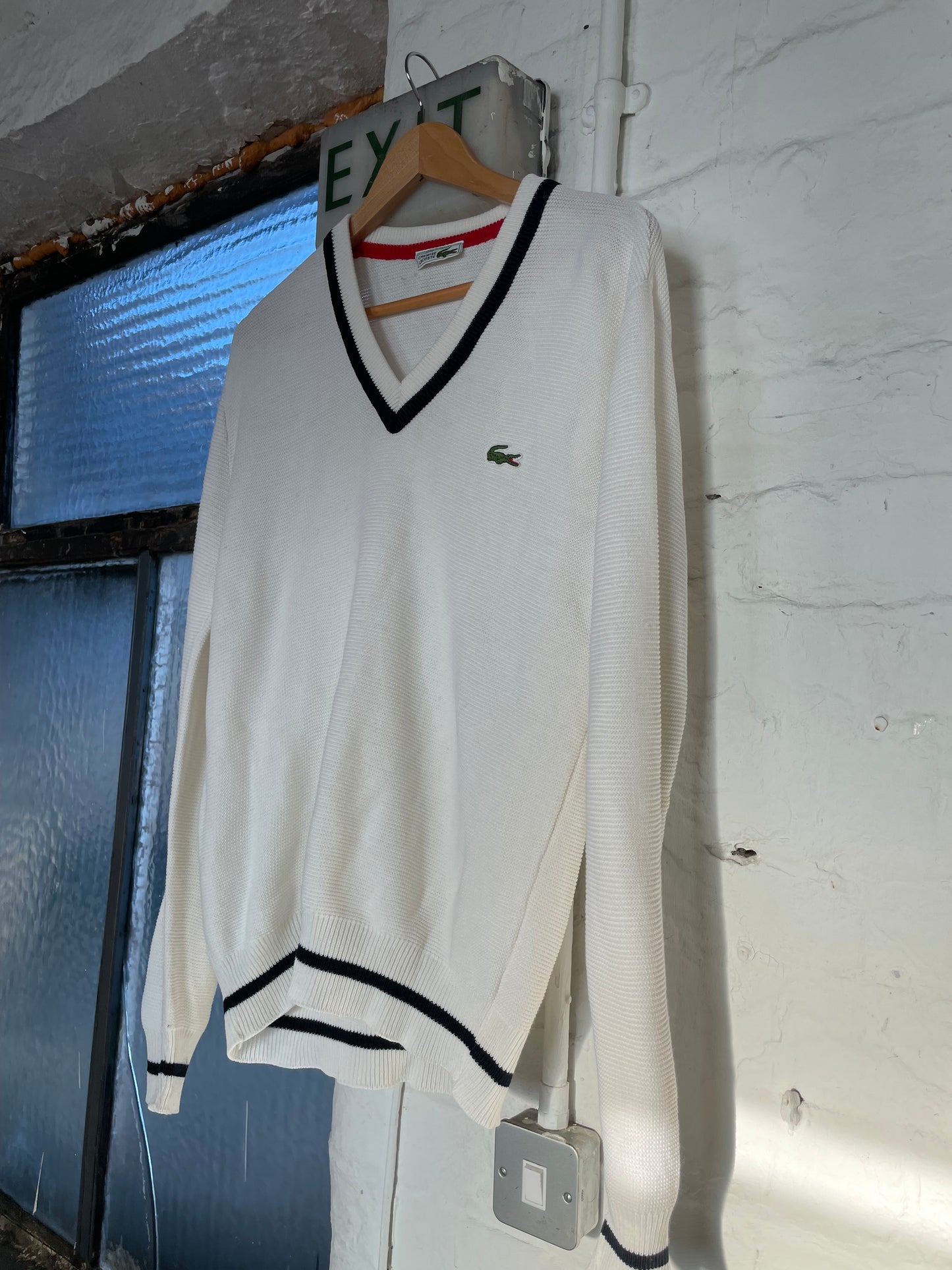 1980s Chemise Lacoste knit jumper  (3)