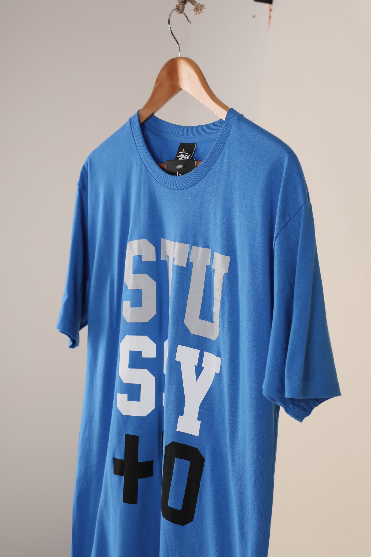Deadstock Stussy + 80 tee - blue (M,L,XL)